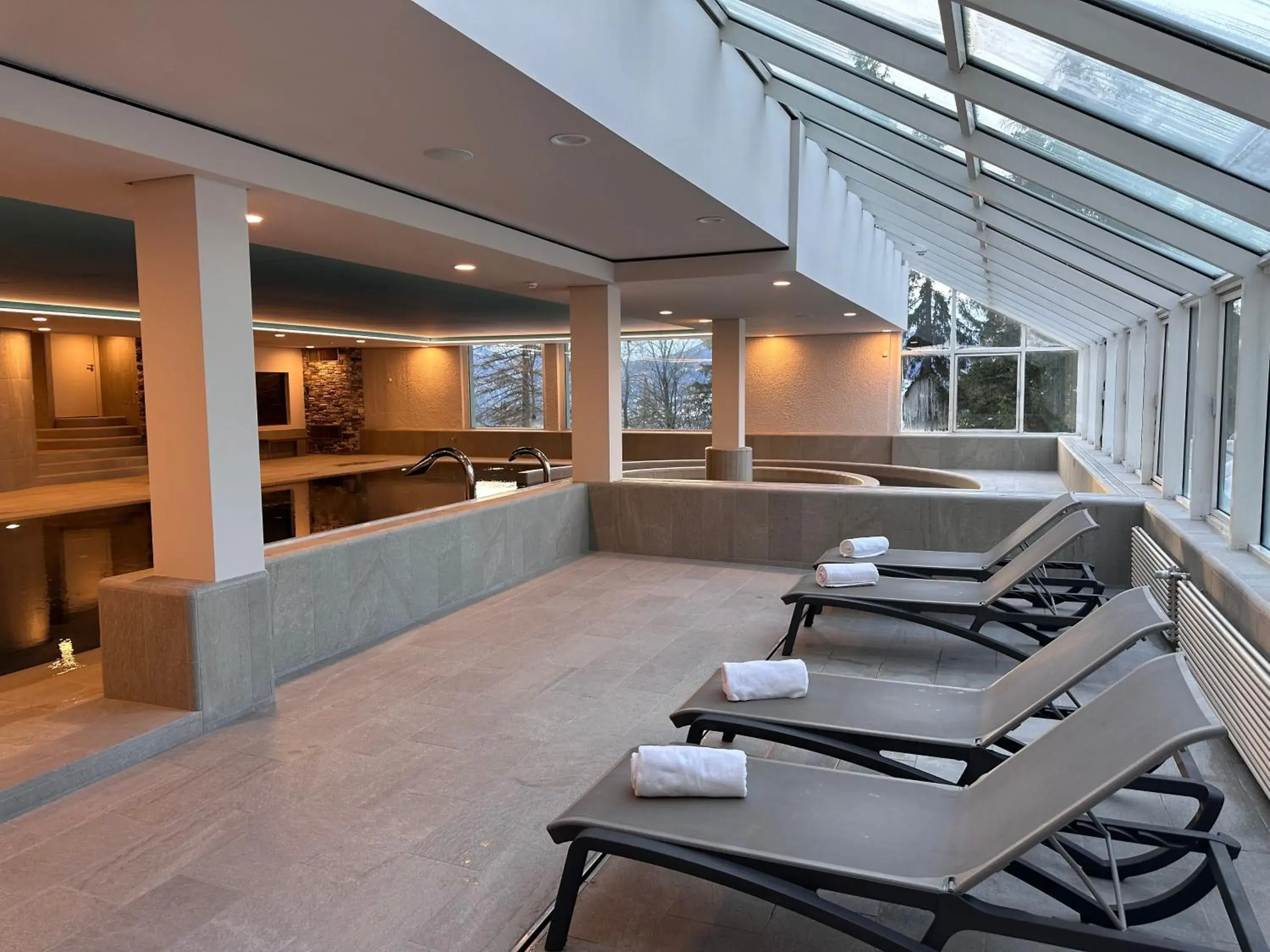 Spa and wellness centre/facilities in Hotel Valaisia Crans Montana, a Faern Collection Resort Spa and wellness centre/facilities in Hotel Valaisia Crans Montana, a Faern Collection Resort