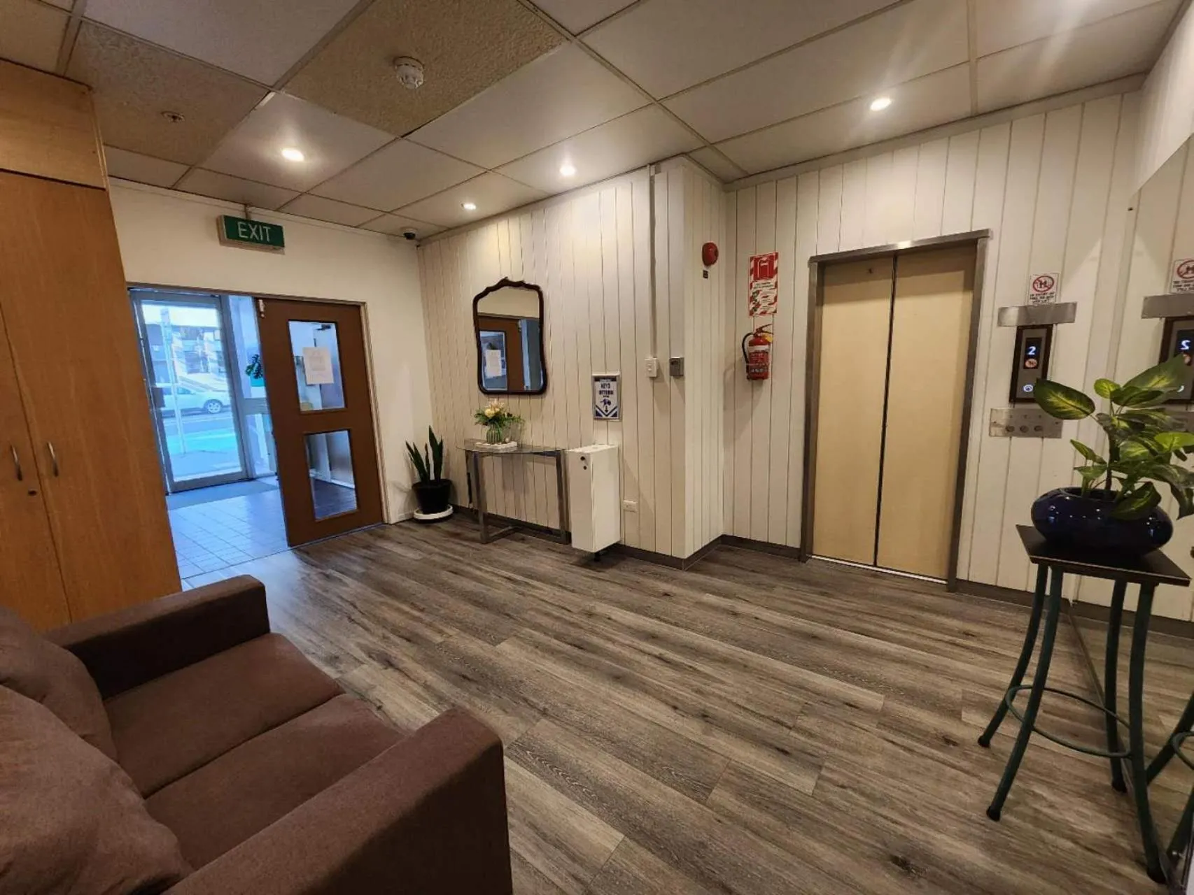Lobby or reception in Oceanic Hostel