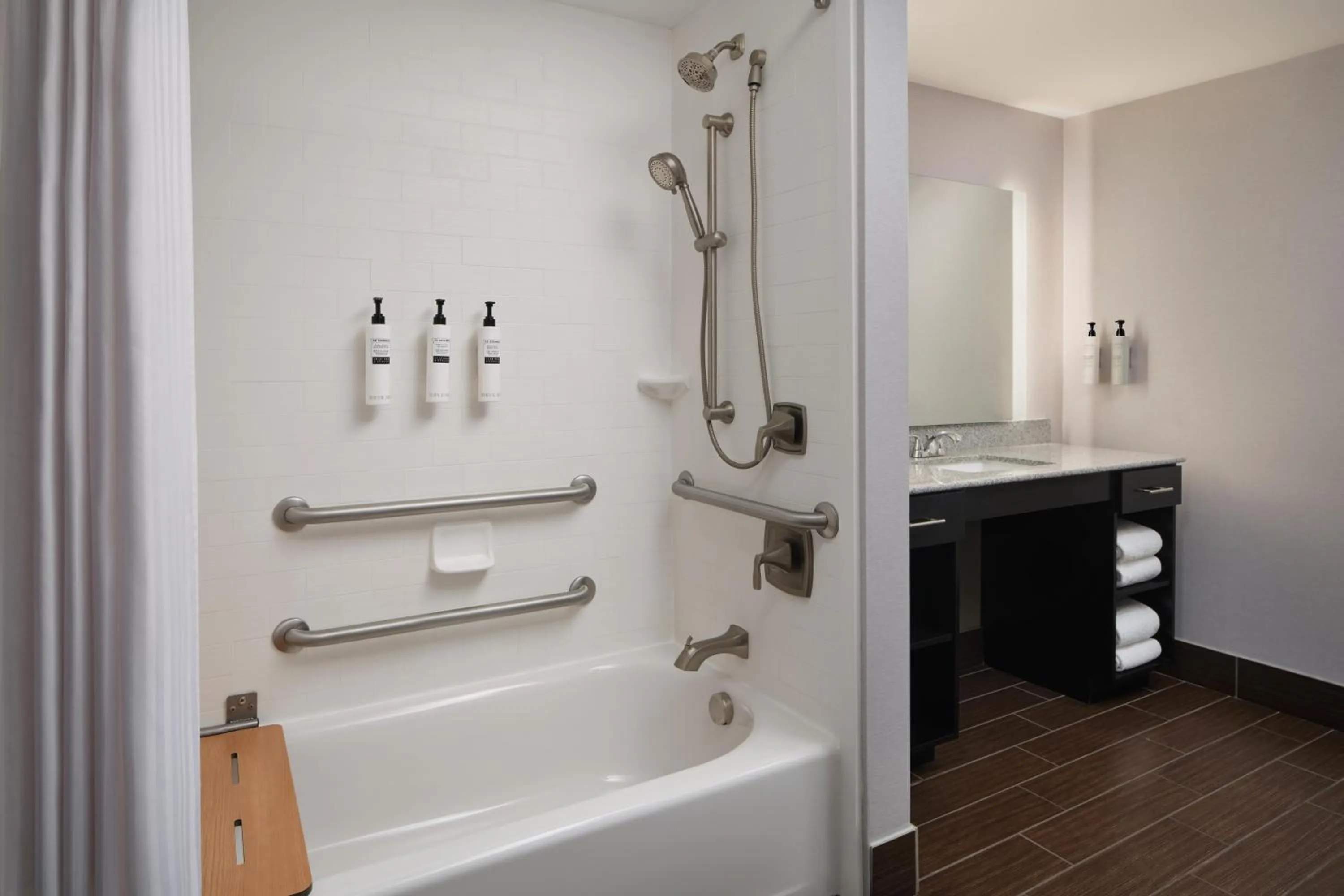 Bathroom in Homewood Suites by Hilton Columbus OSU, OH