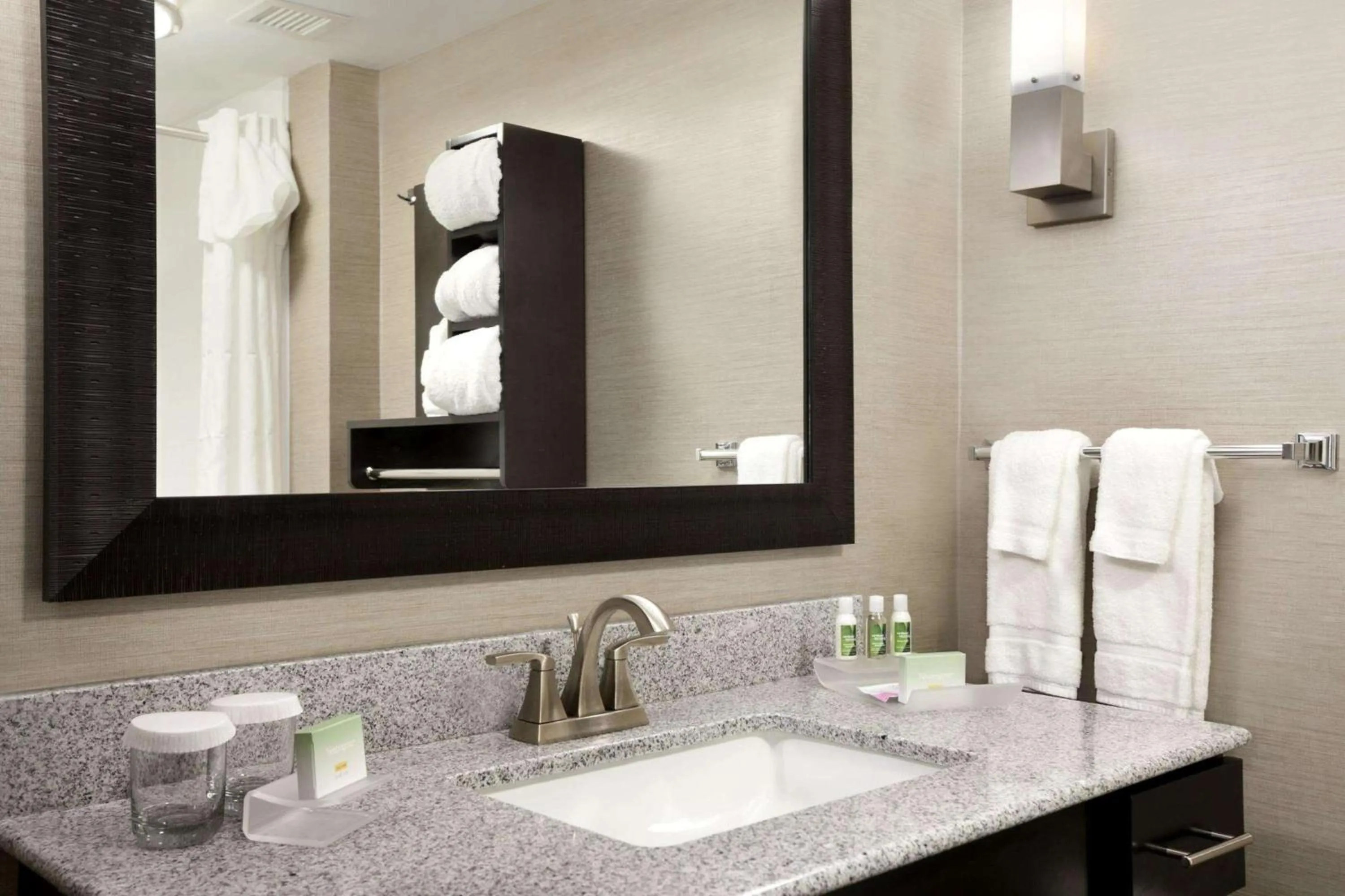 Bathroom in Homewood Suites by Hilton Columbus OSU, OH