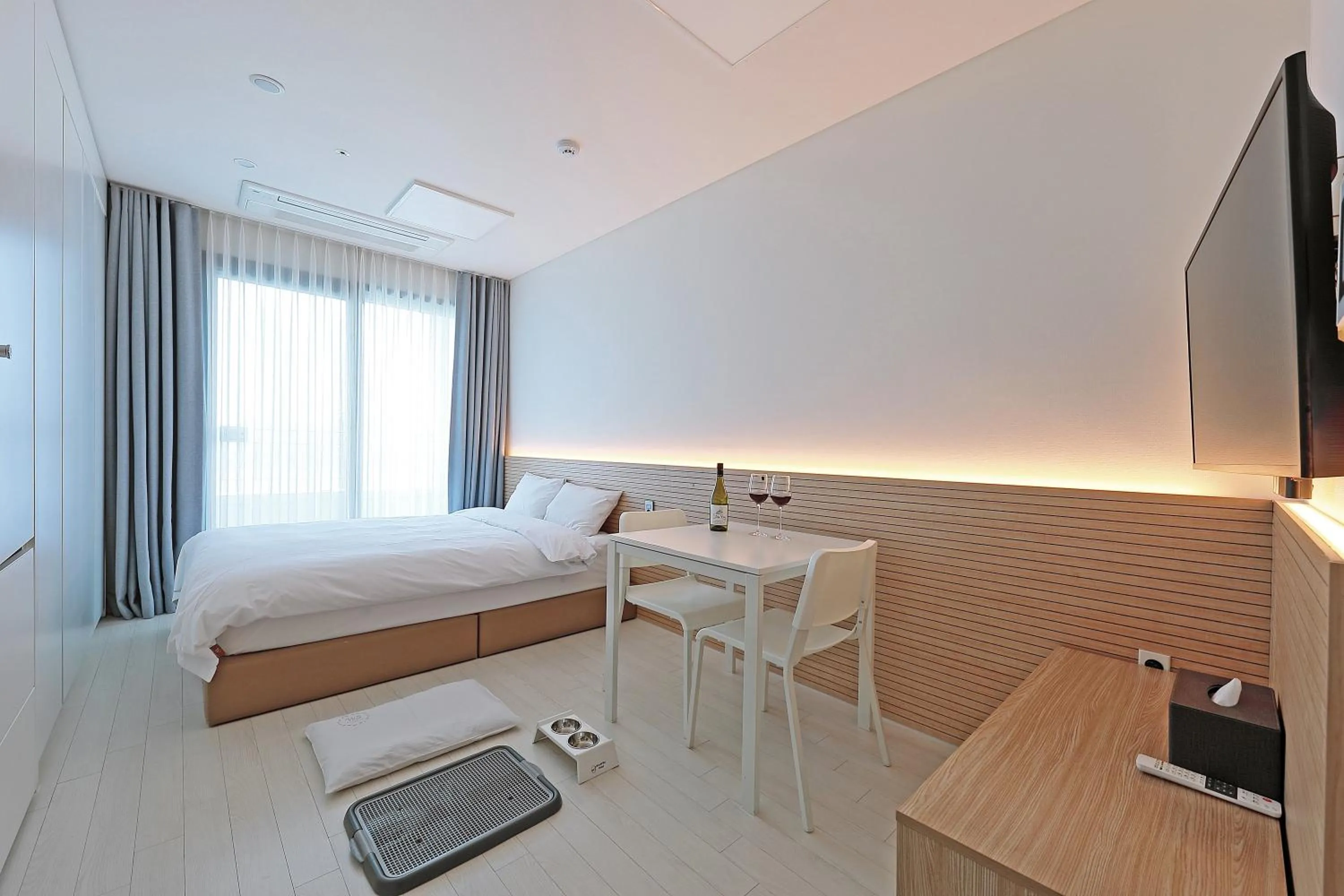 Bed in World Sky Residence Hotel