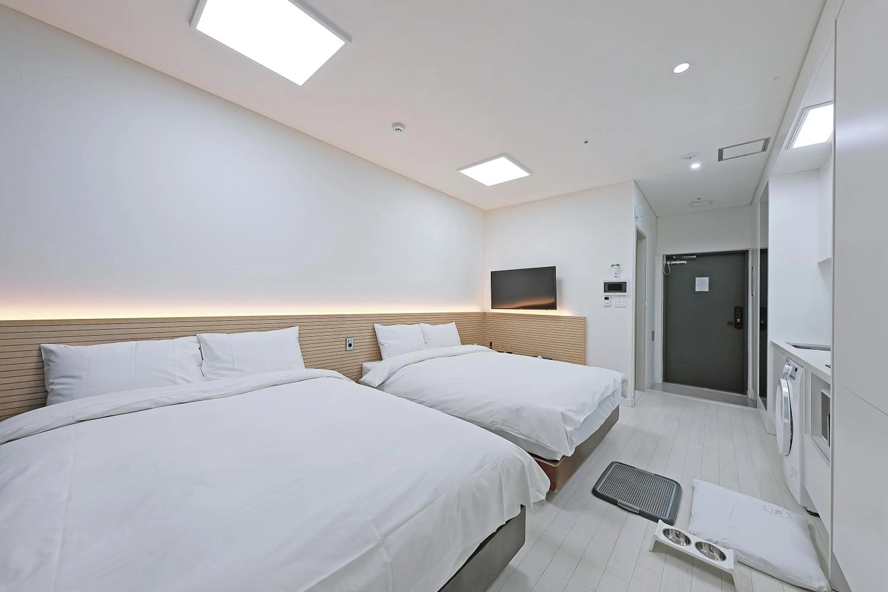 Bed in World Sky Residence Hotel