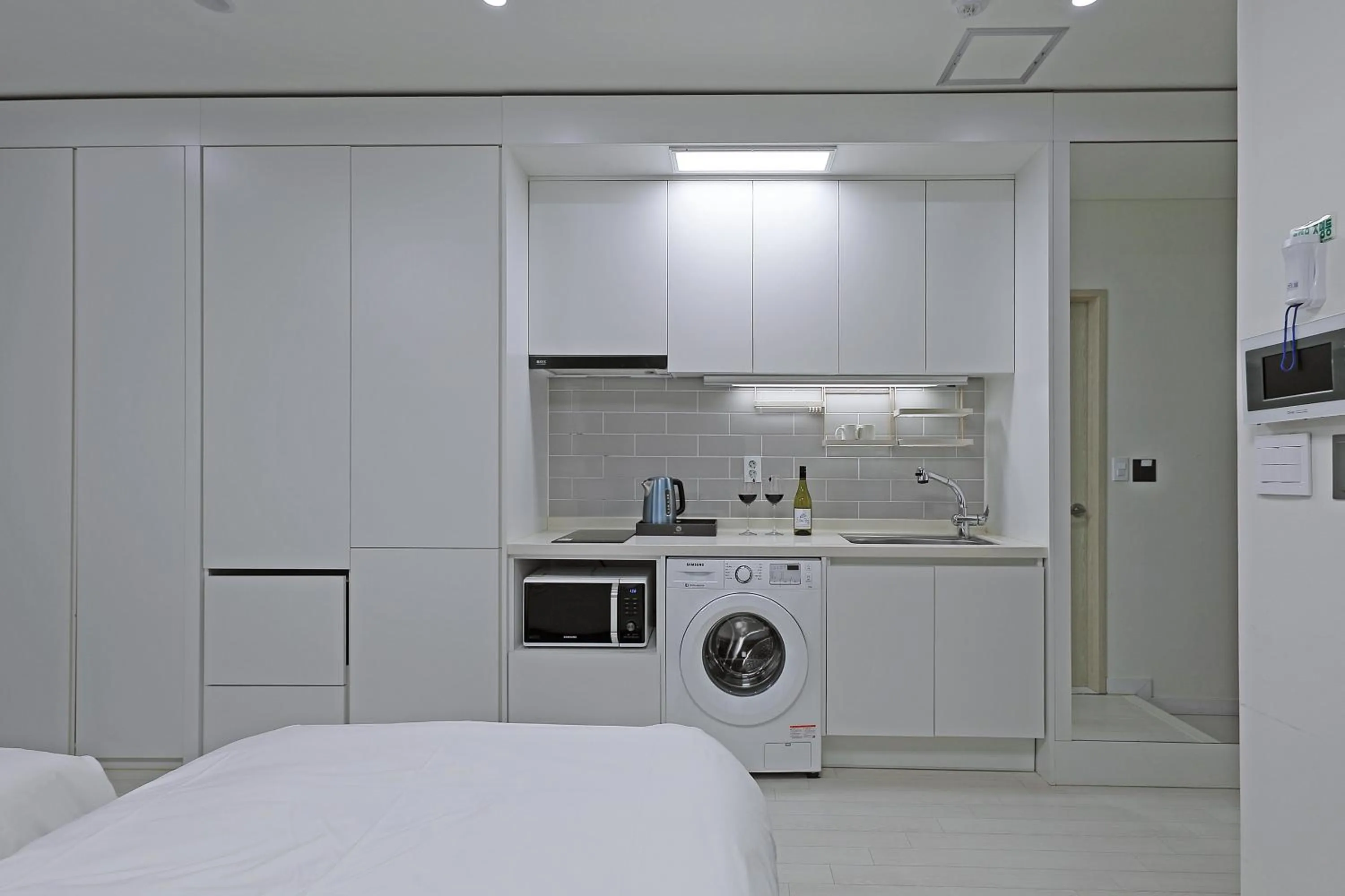 Bed in World Sky Residence Hotel