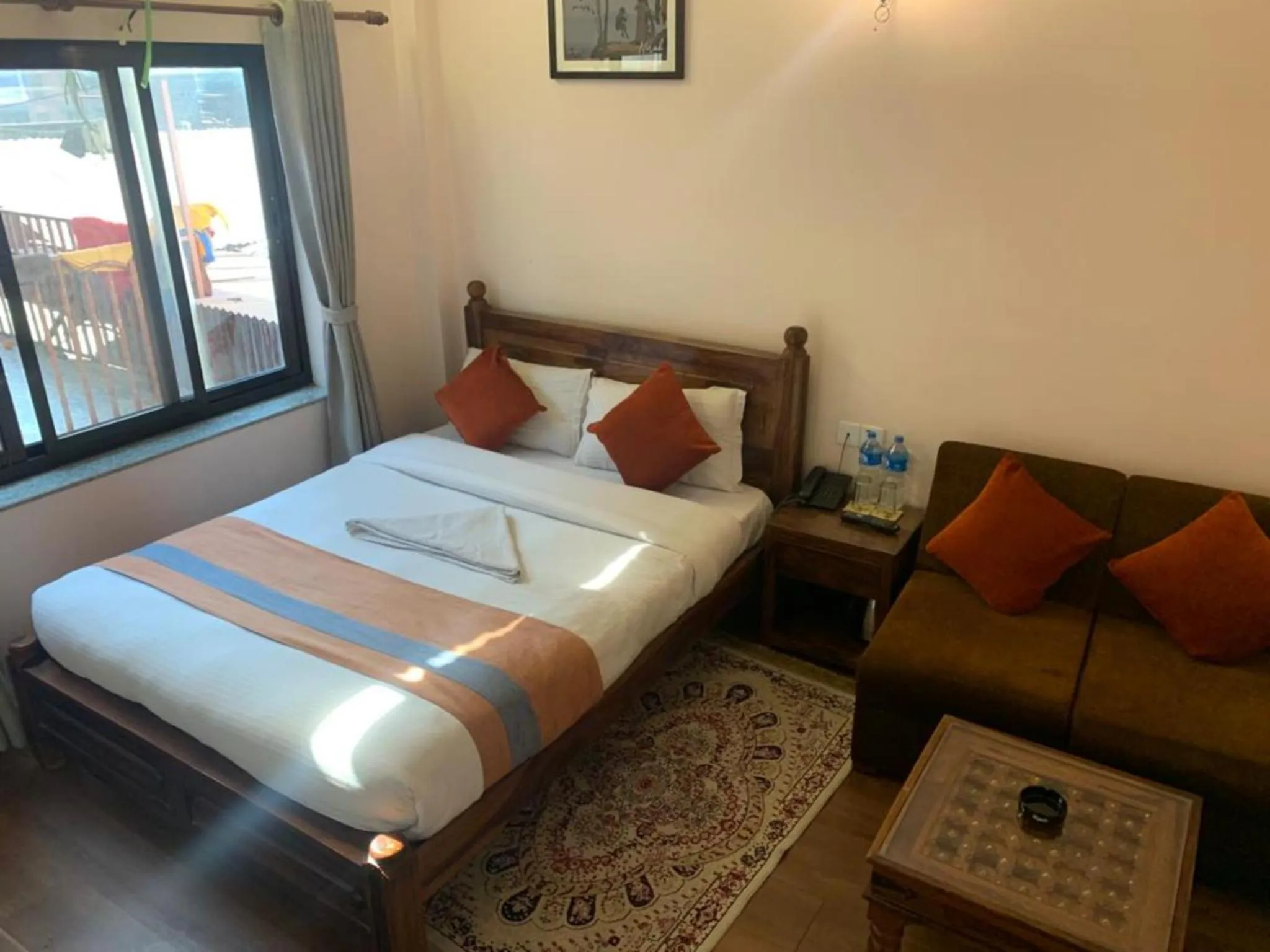 Bed in Hotel Ramanam