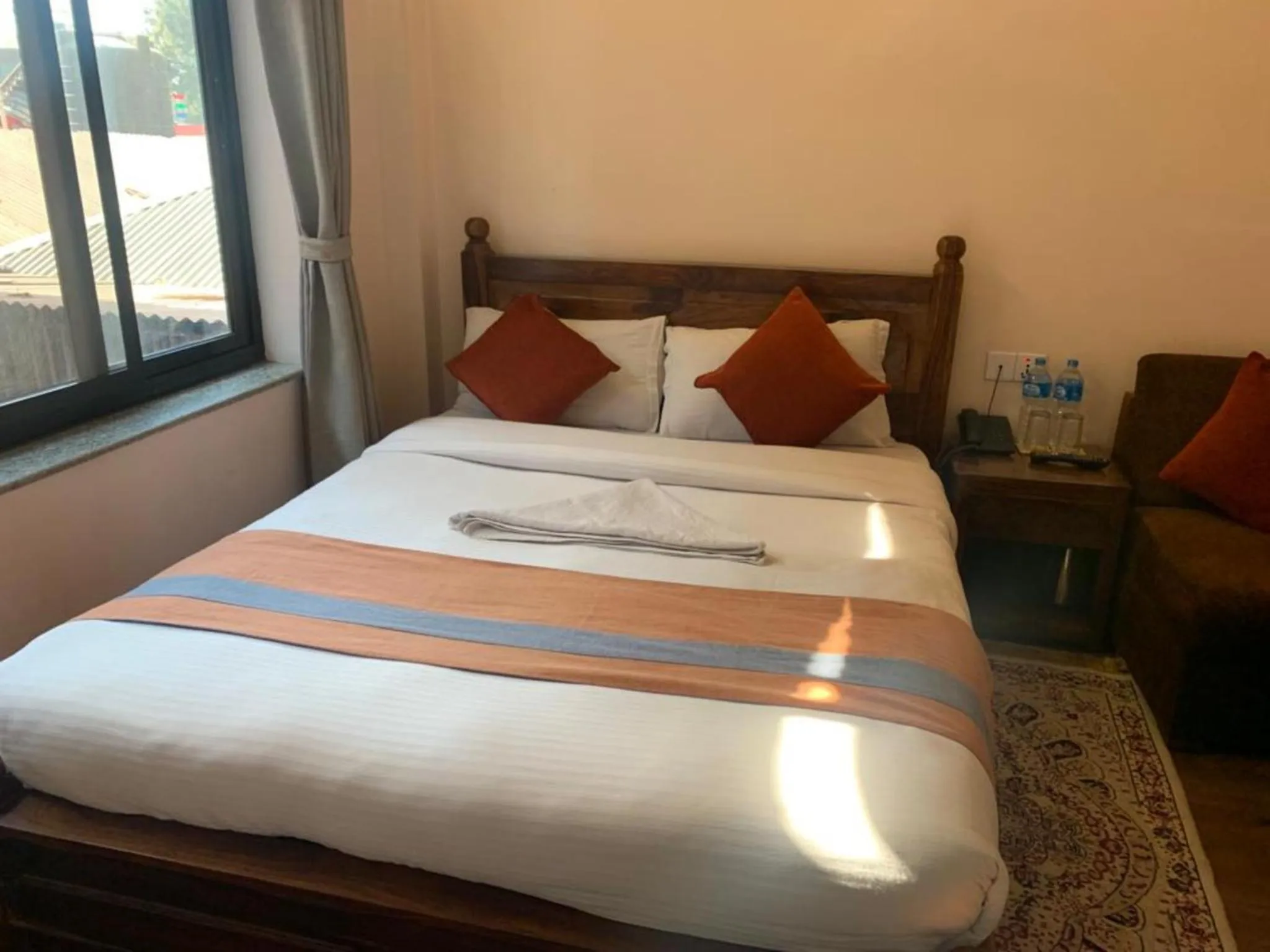 Bed in Hotel Ramanam