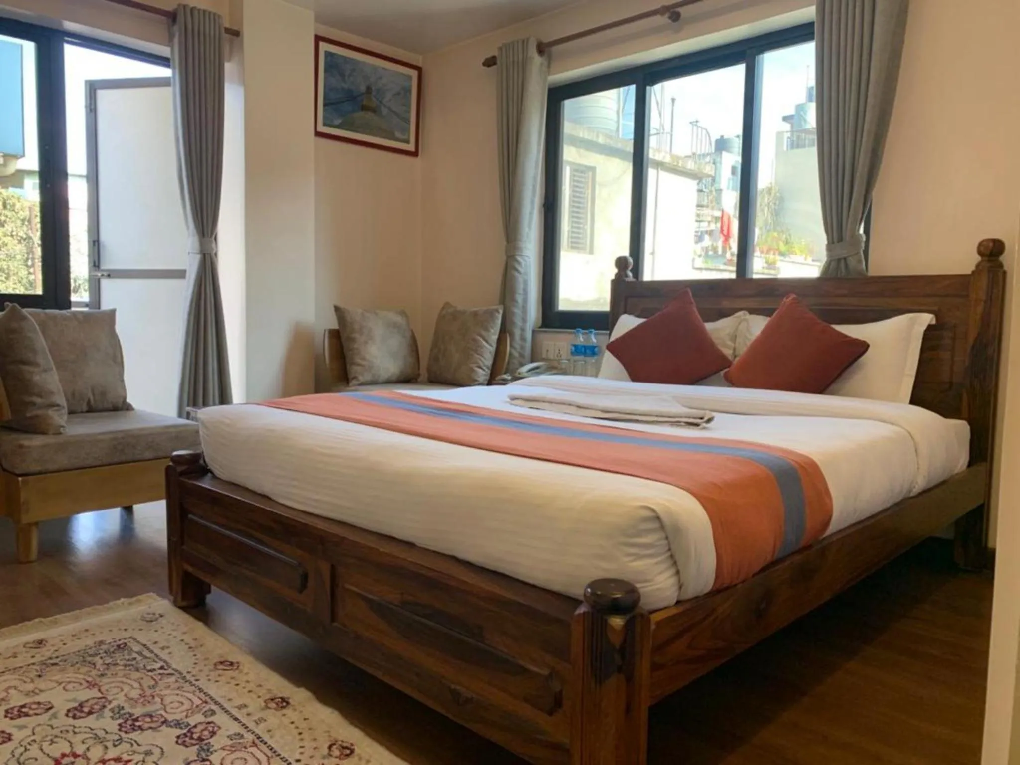 Bed in Hotel Ramanam