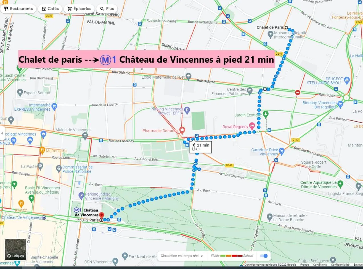 Location in Chalet de Paris