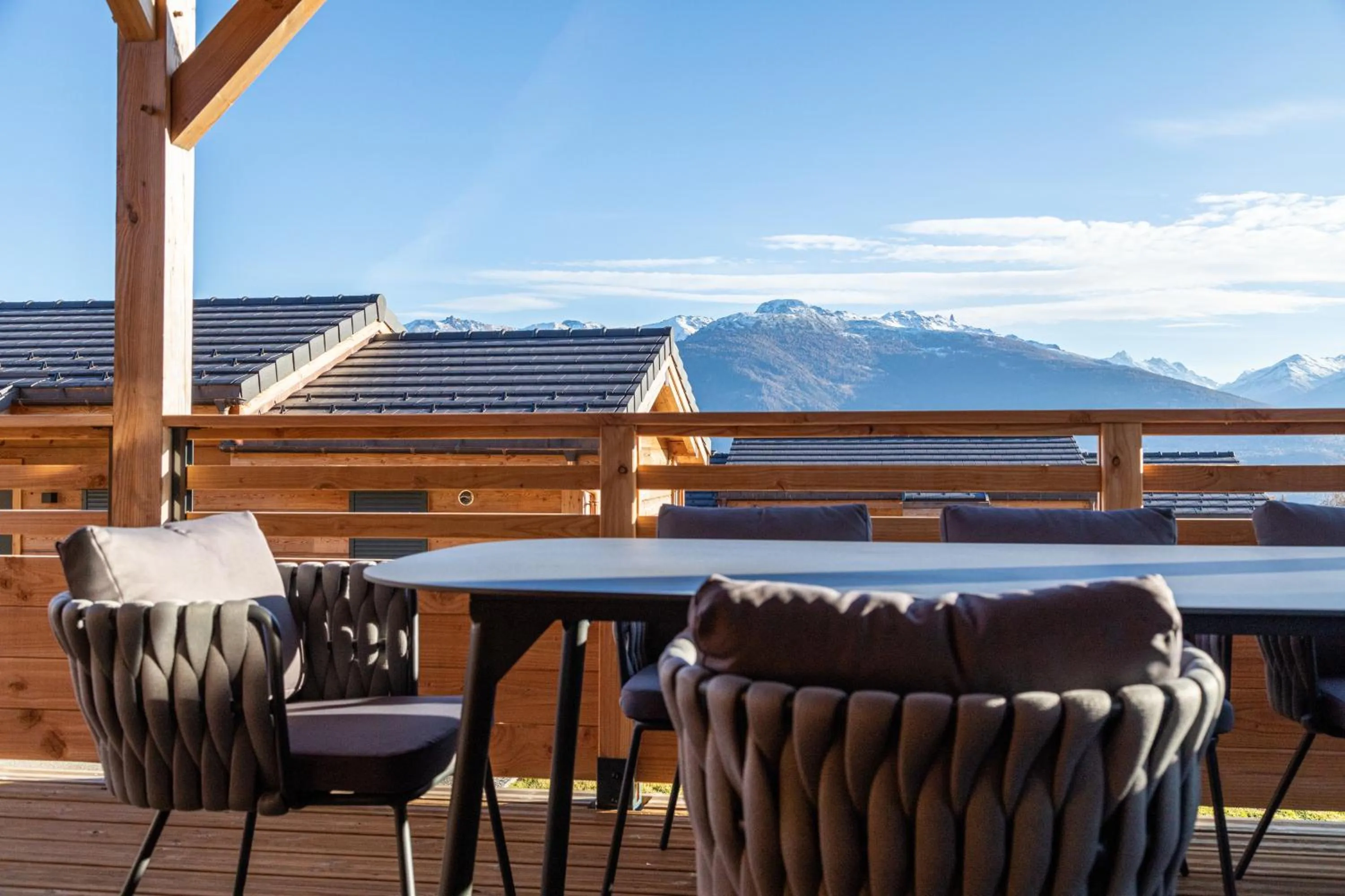 Balcony/Terrace in Woodland Village Anzère