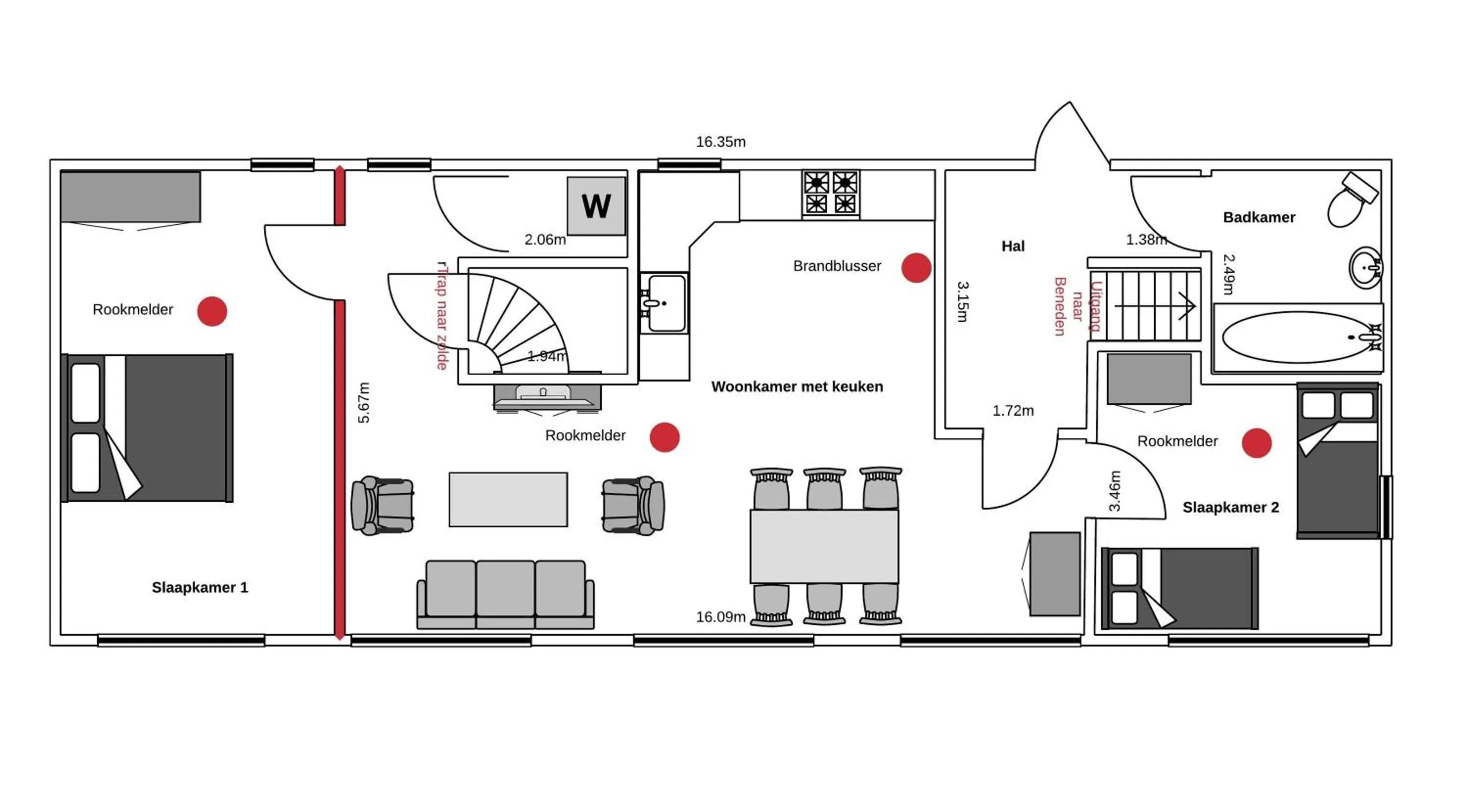 Property building in Appartement Aqua