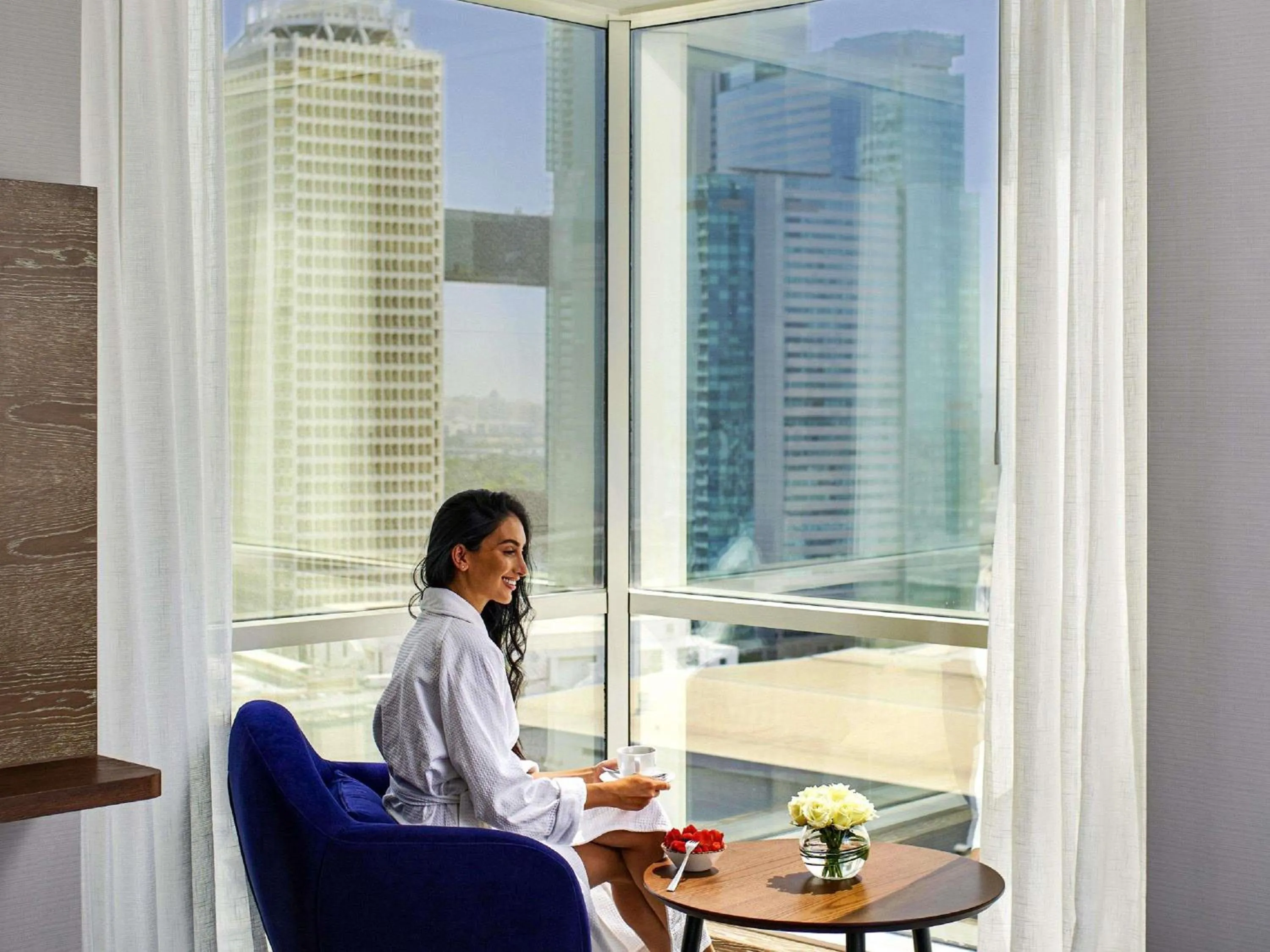 Bedroom in Fairmont Dubai