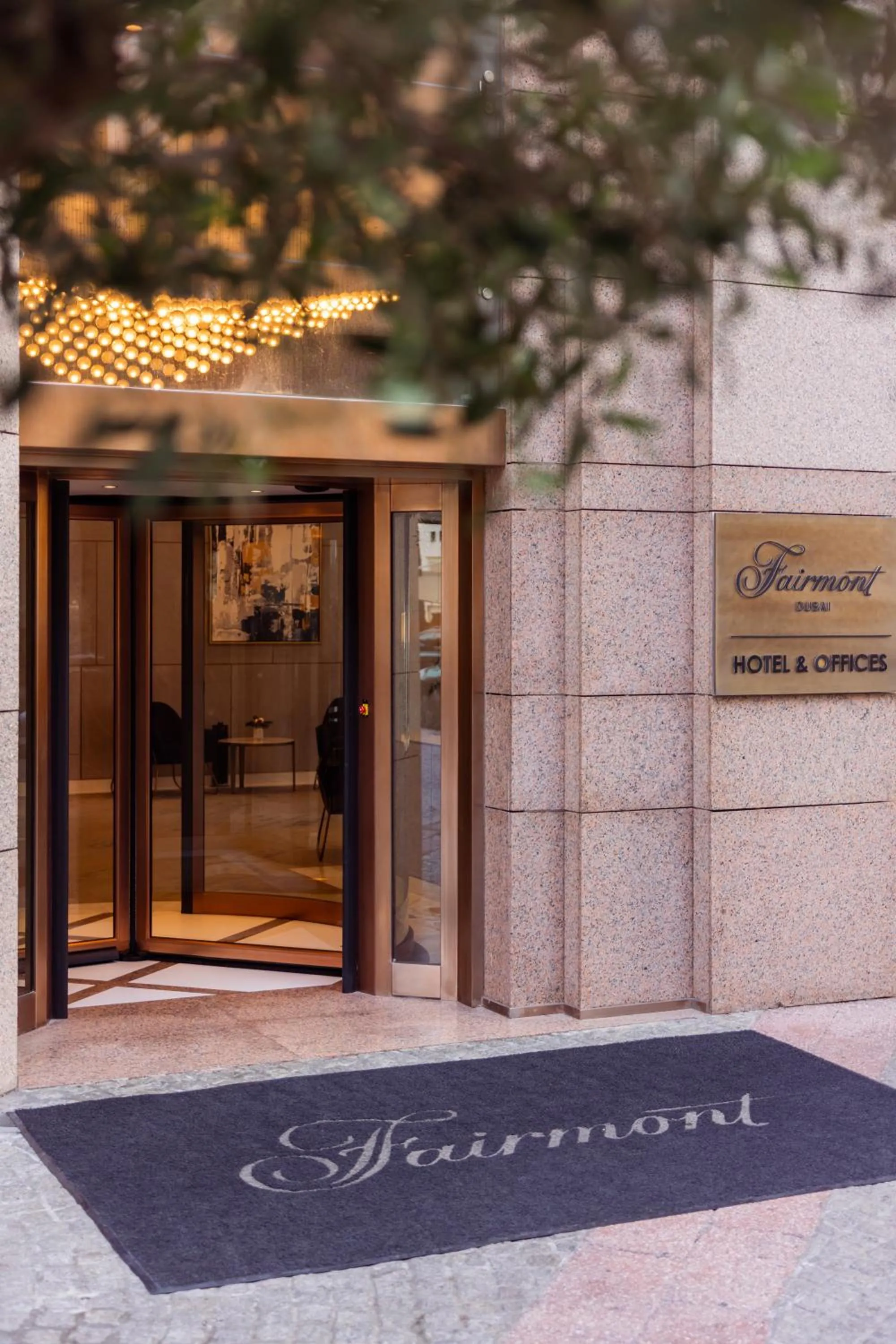 Facade/entrance in Fairmont Dubai