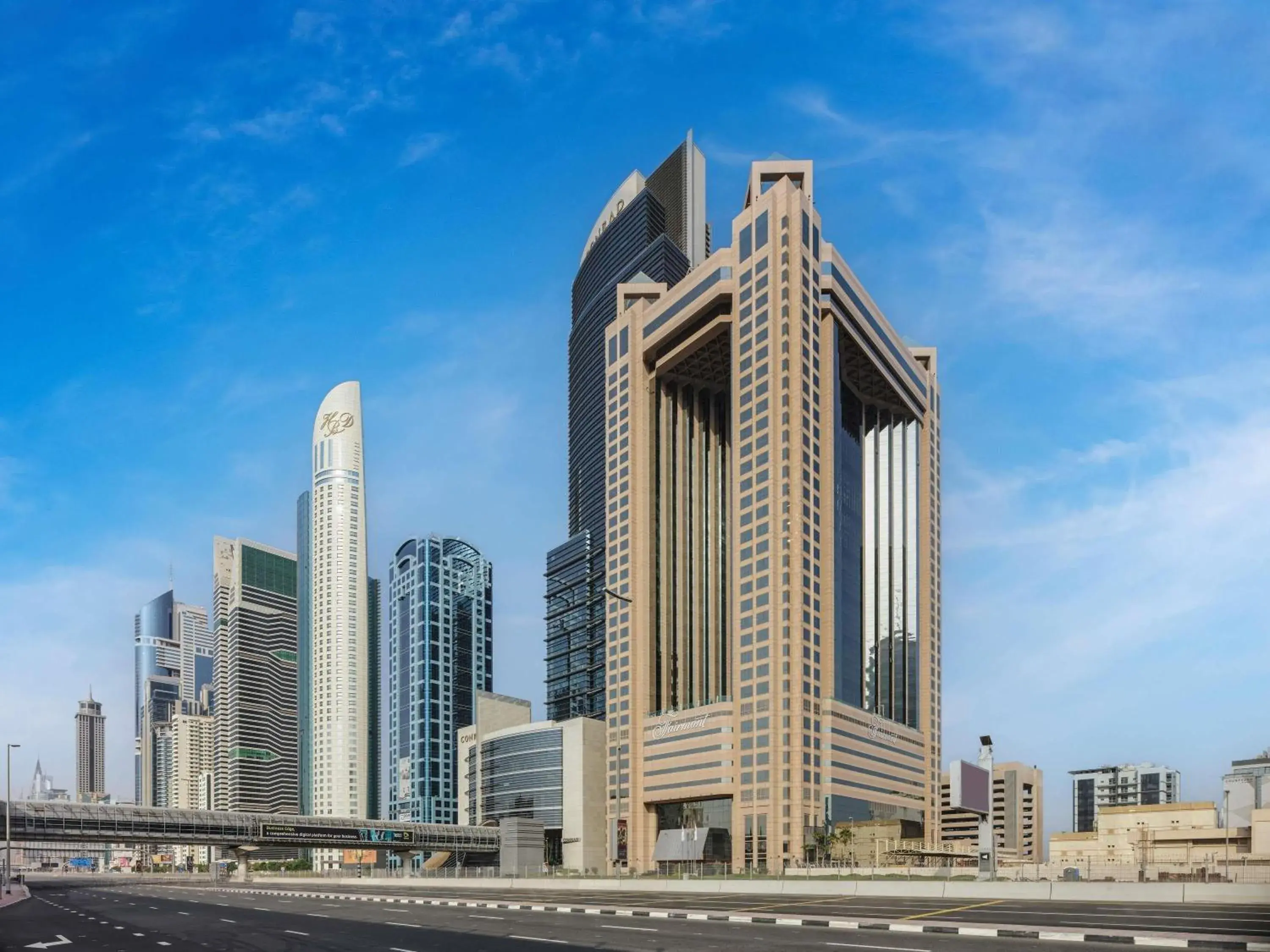 Property building in Fairmont Dubai Property building in Fairmont Dubai