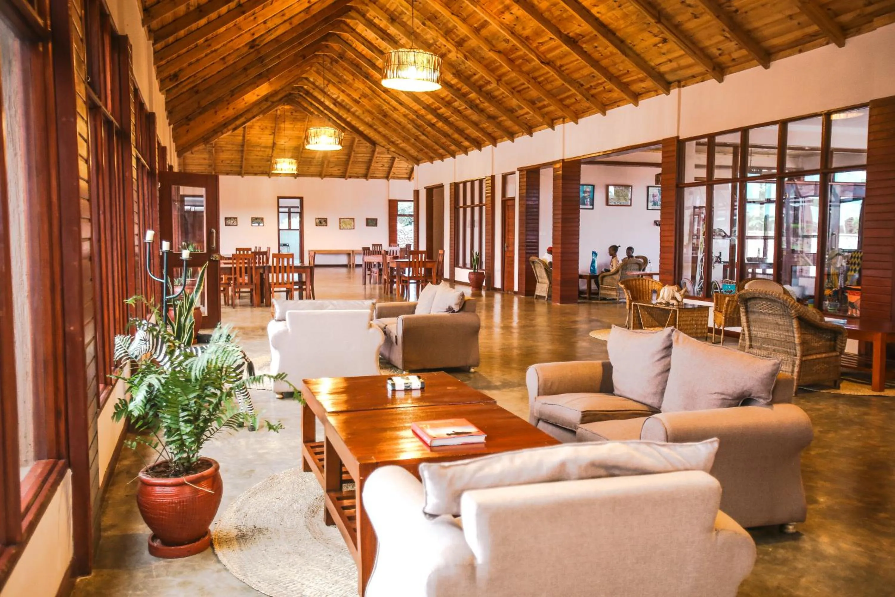 Breakfast in Ngorongoro Marera Mountain View Lodge