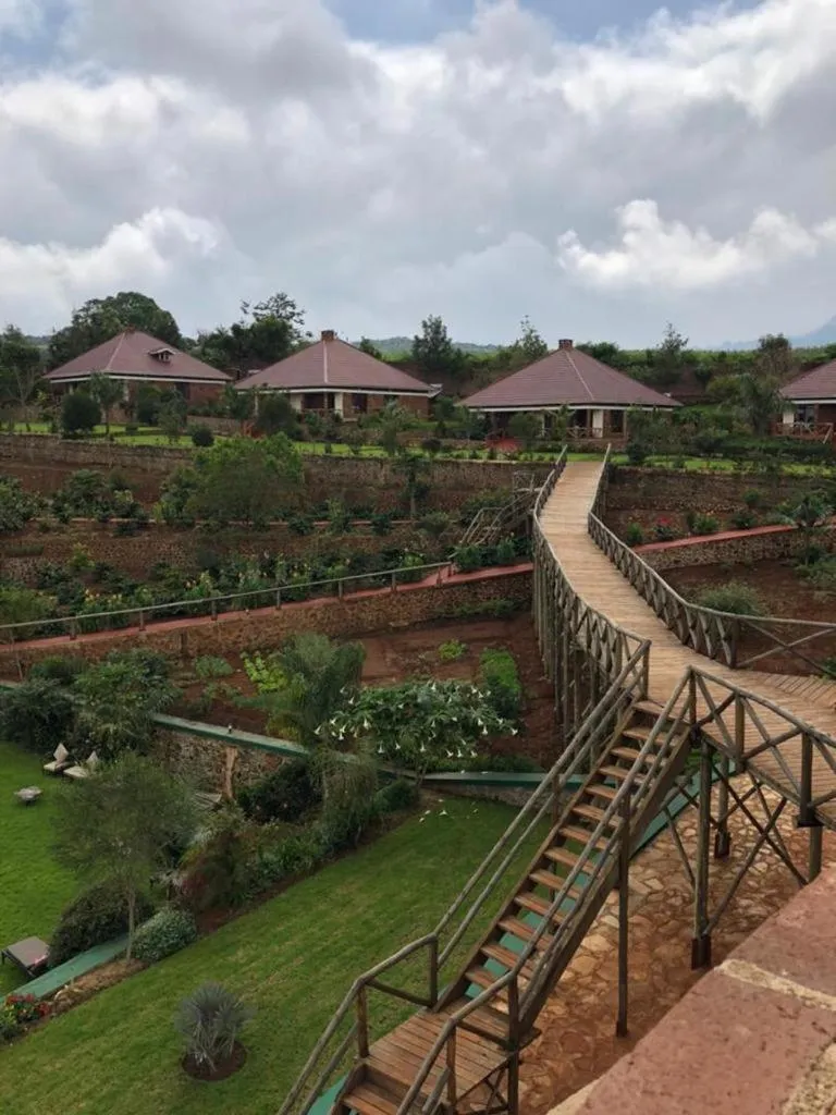 Garden in Ngorongoro Marera Mountain View Lodge
