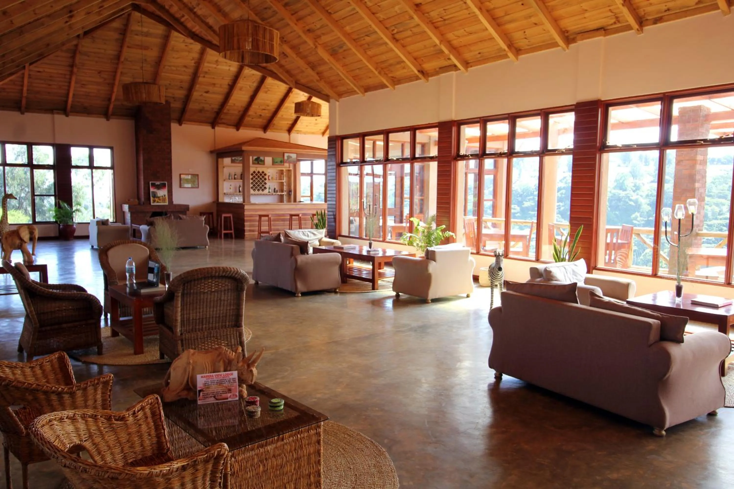 Lounge or bar in Ngorongoro Marera Mountain View Lodge