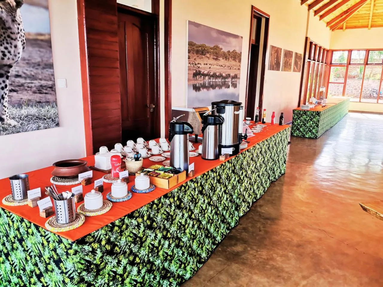 Food and drinks in Ngorongoro Marera Mountain View Lodge