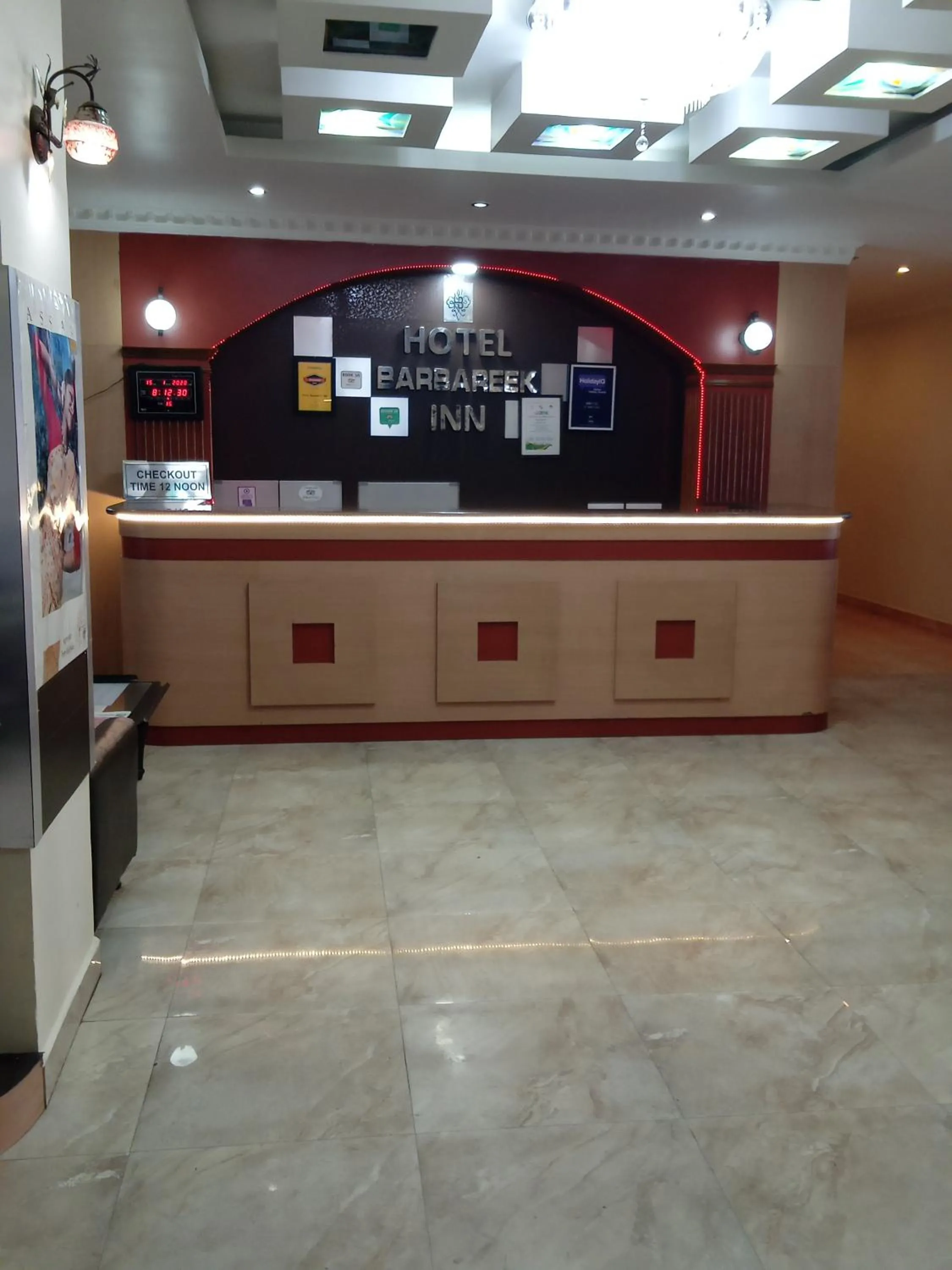 Lobby or reception in Hotel Barbareek