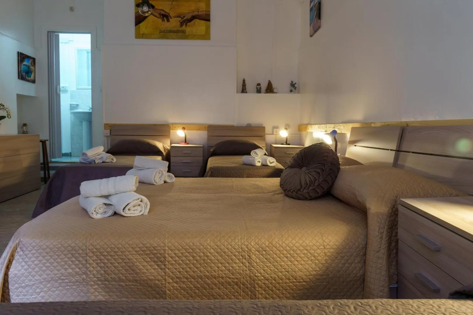 Bed in Sansi´s Sapri Camere