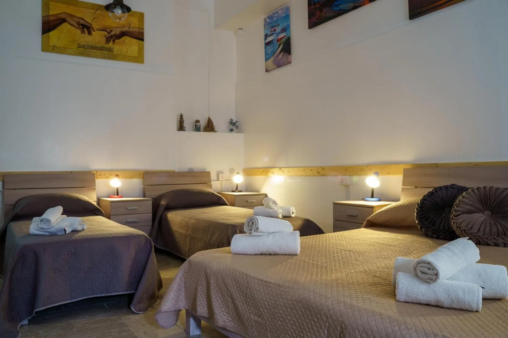 Bed in Sansi´s Sapri Camere