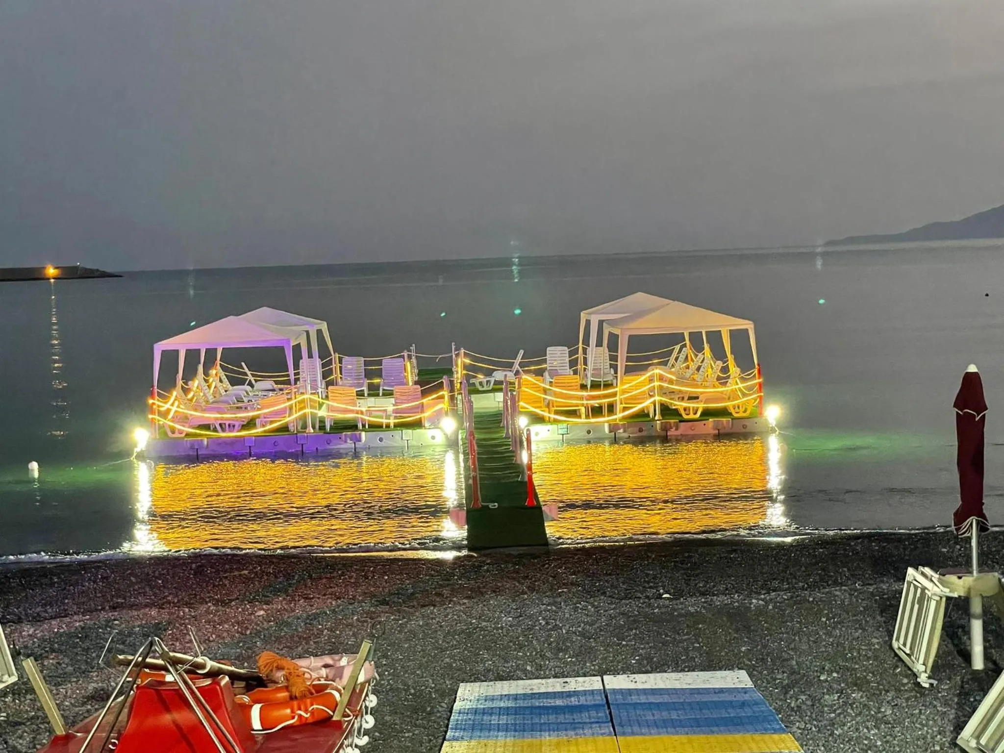 Beach in Sansi´s Sapri Camere