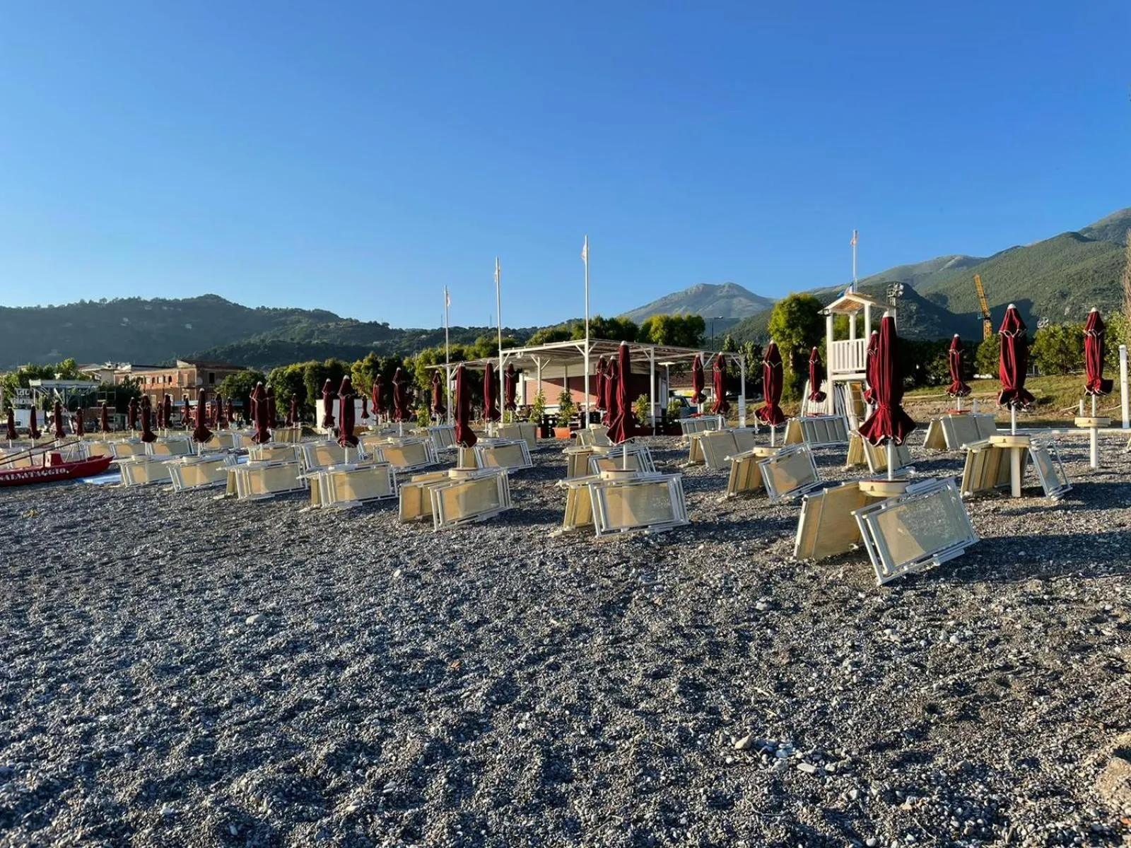 Beach in Sansi´s Sapri Camere