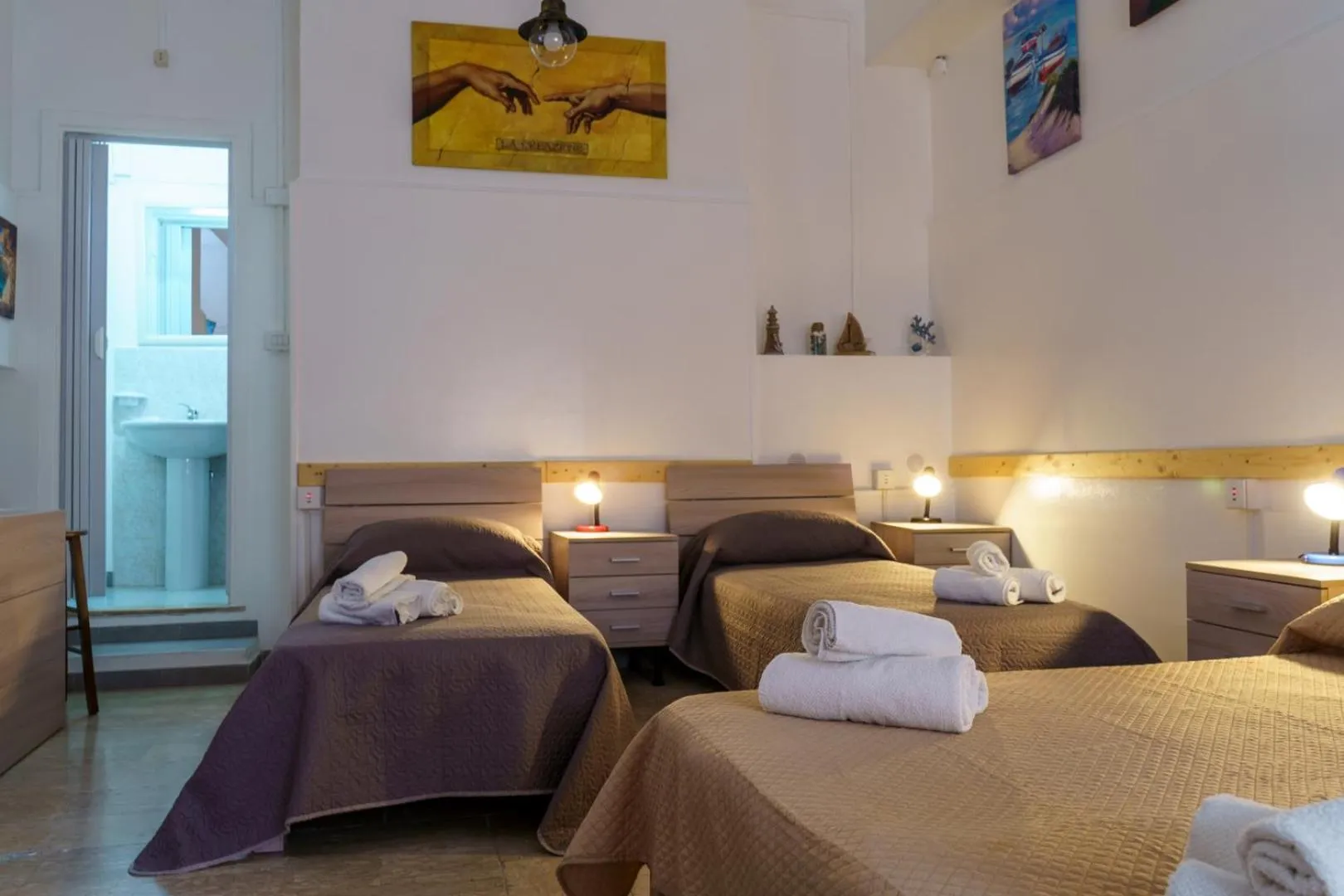 Photo of the whole room, Bed in Sansi´s Sapri Camere