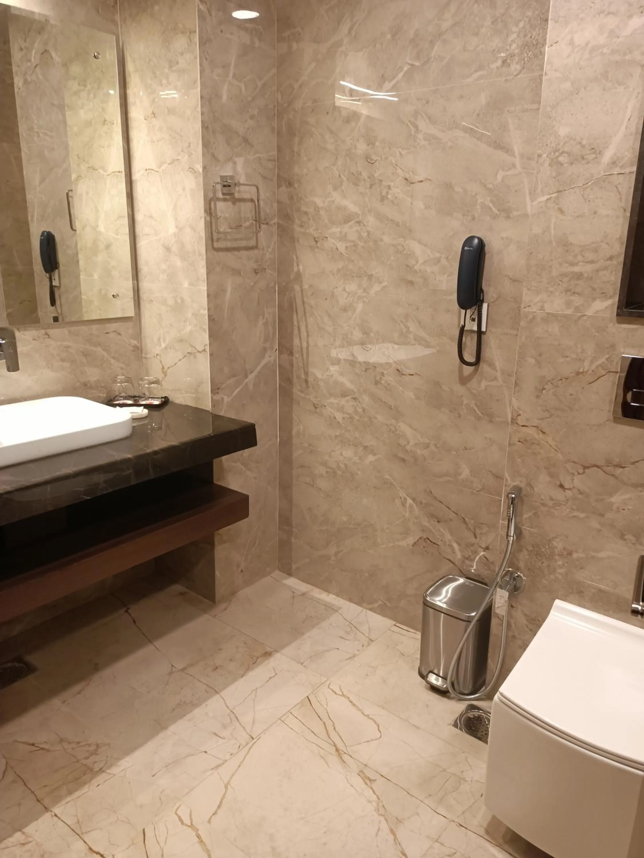 Bathroom in M B Greens Clarks Inn