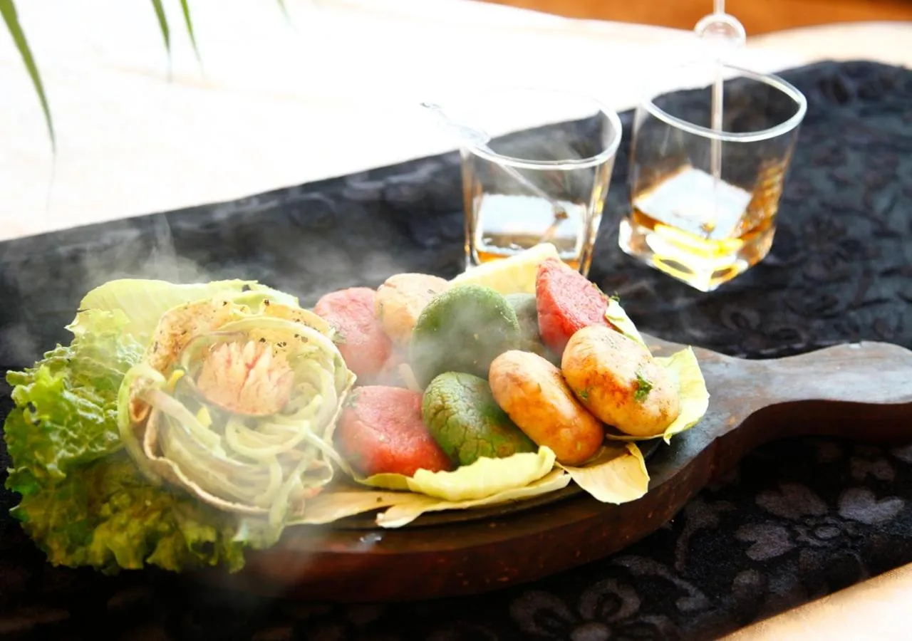 Food in M B Greens Clarks Inn