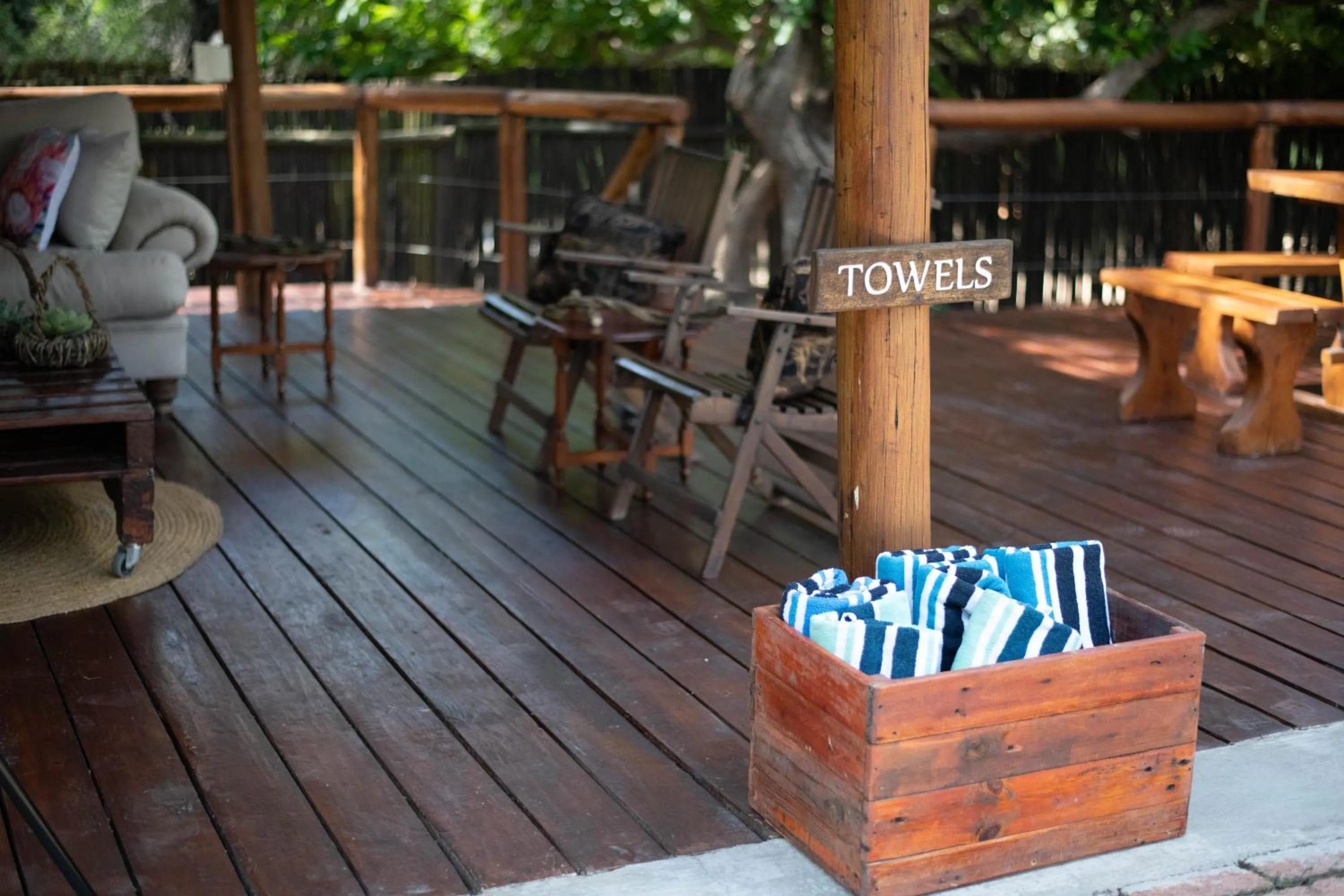 Decorative detail in Thornhill Safari Lodge