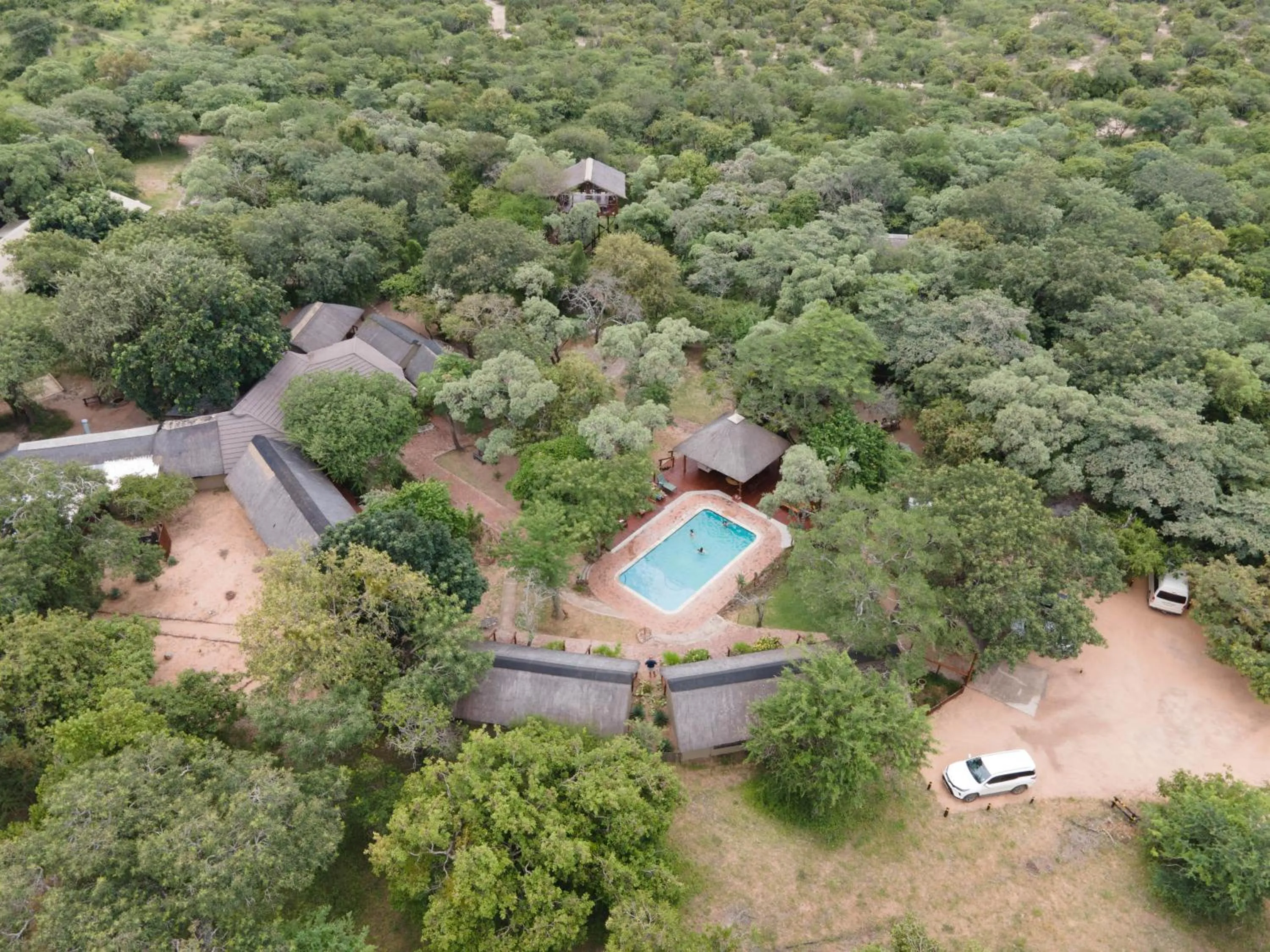 Bird's eye view in Thornhill Safari Lodge