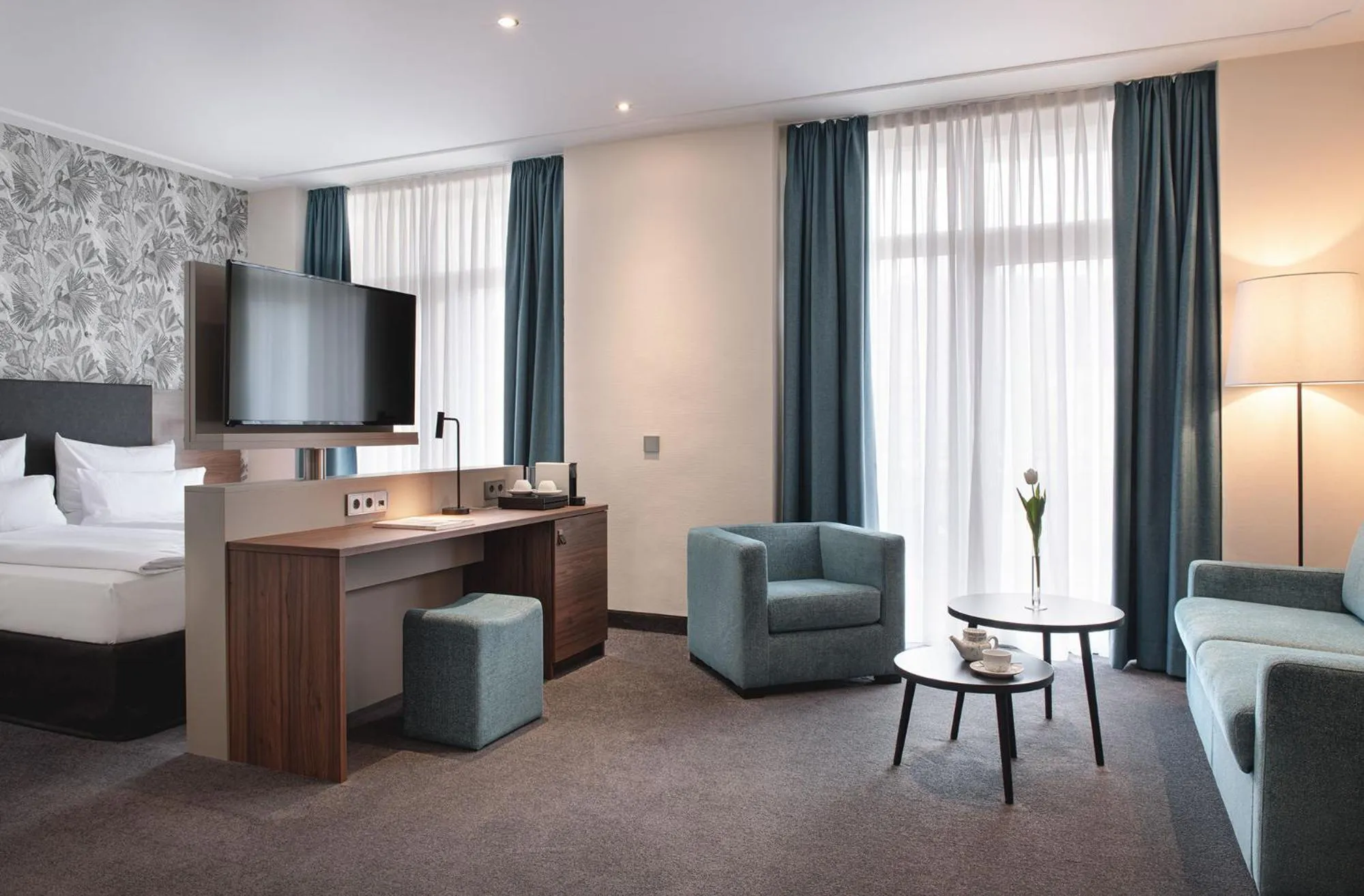 Bed in Sympathie-Hotel Fürstenhof