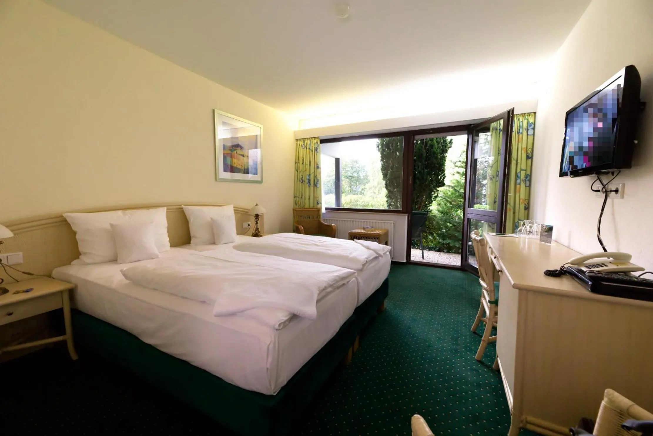 Bed in Parkhotel Hammerberg