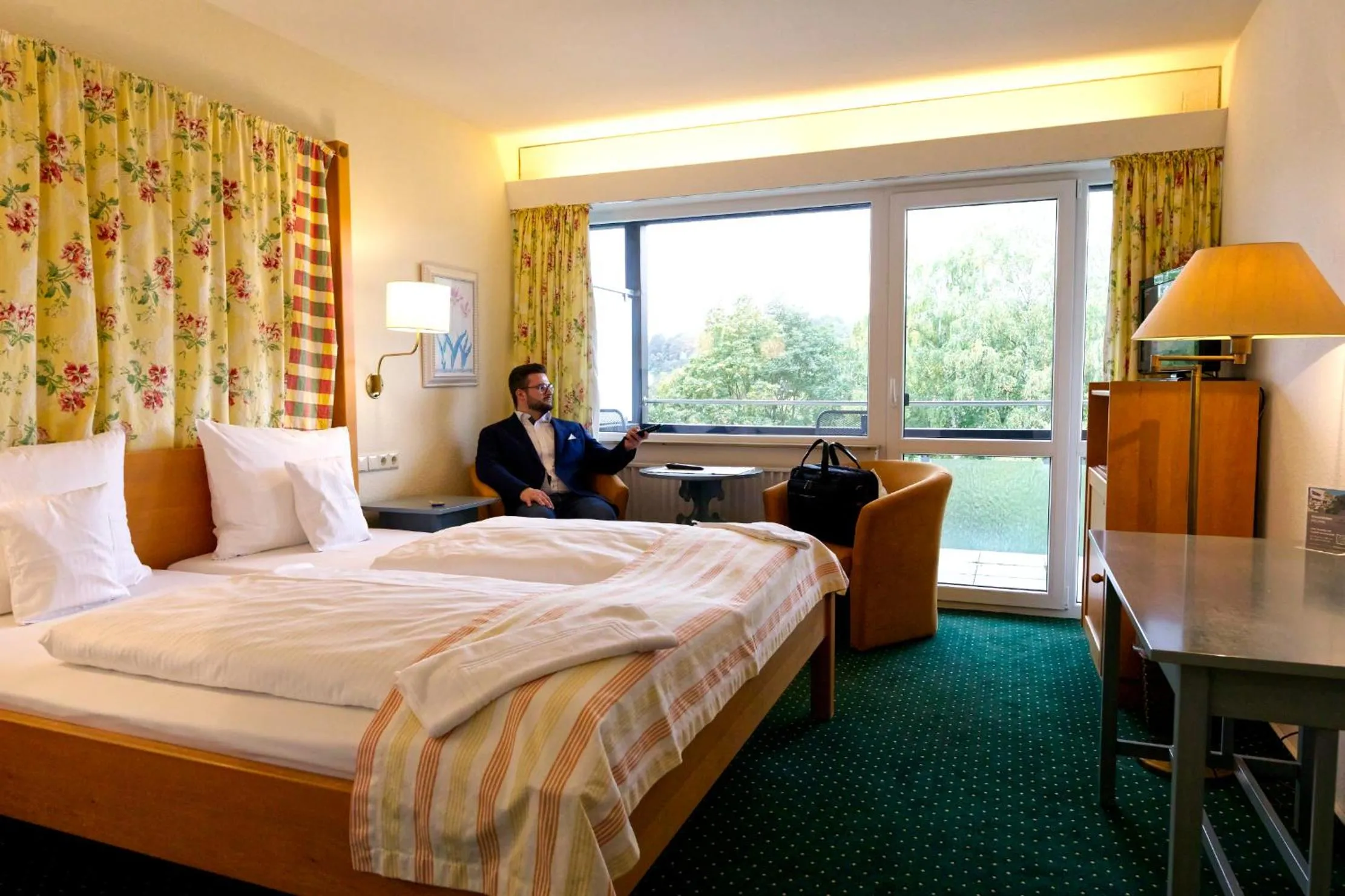 TV and multimedia, Bed in Parkhotel Hammerberg