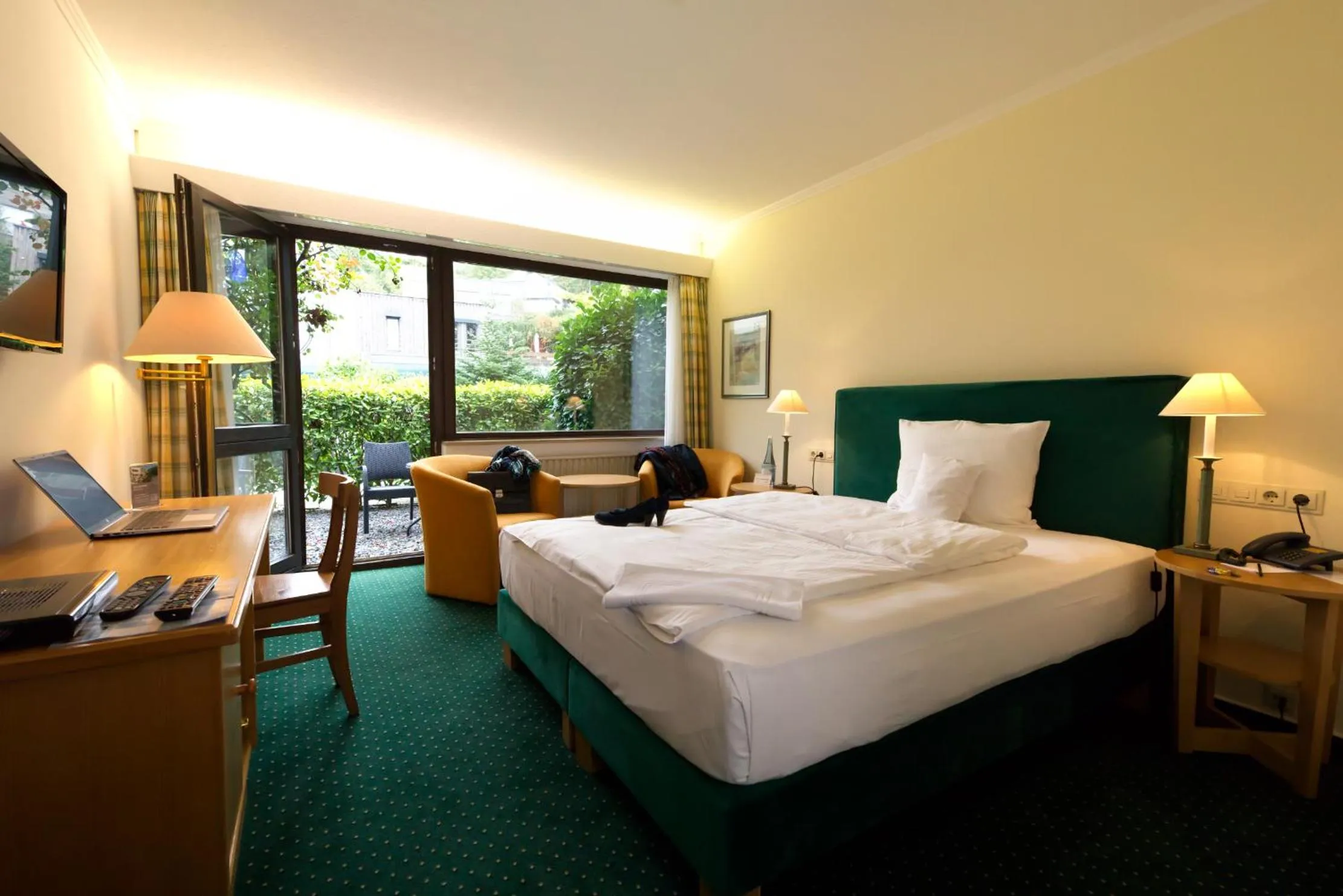 Photo of the whole room, Bed in Parkhotel Hammerberg
