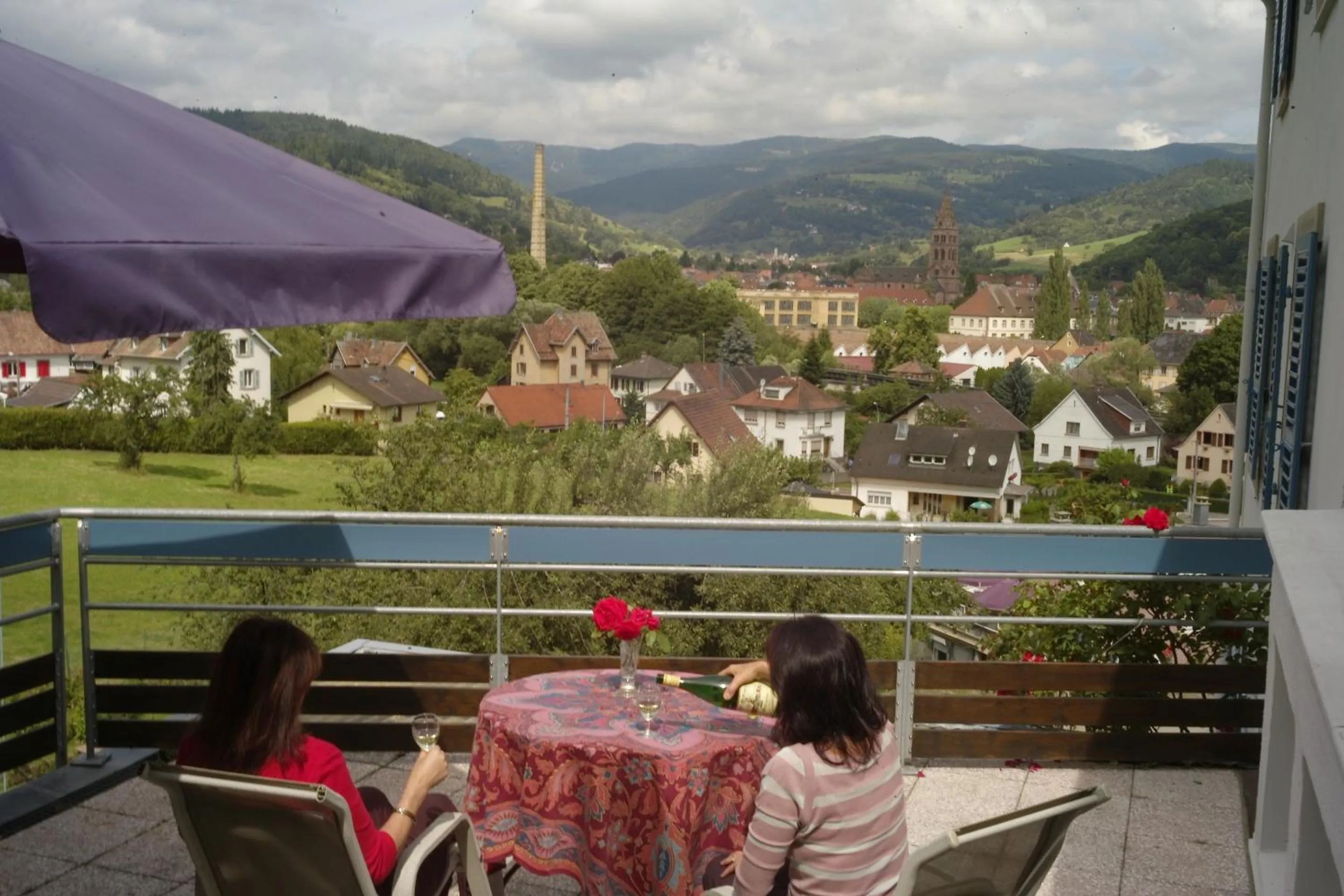 Patio in Appartements Maison Bellevue