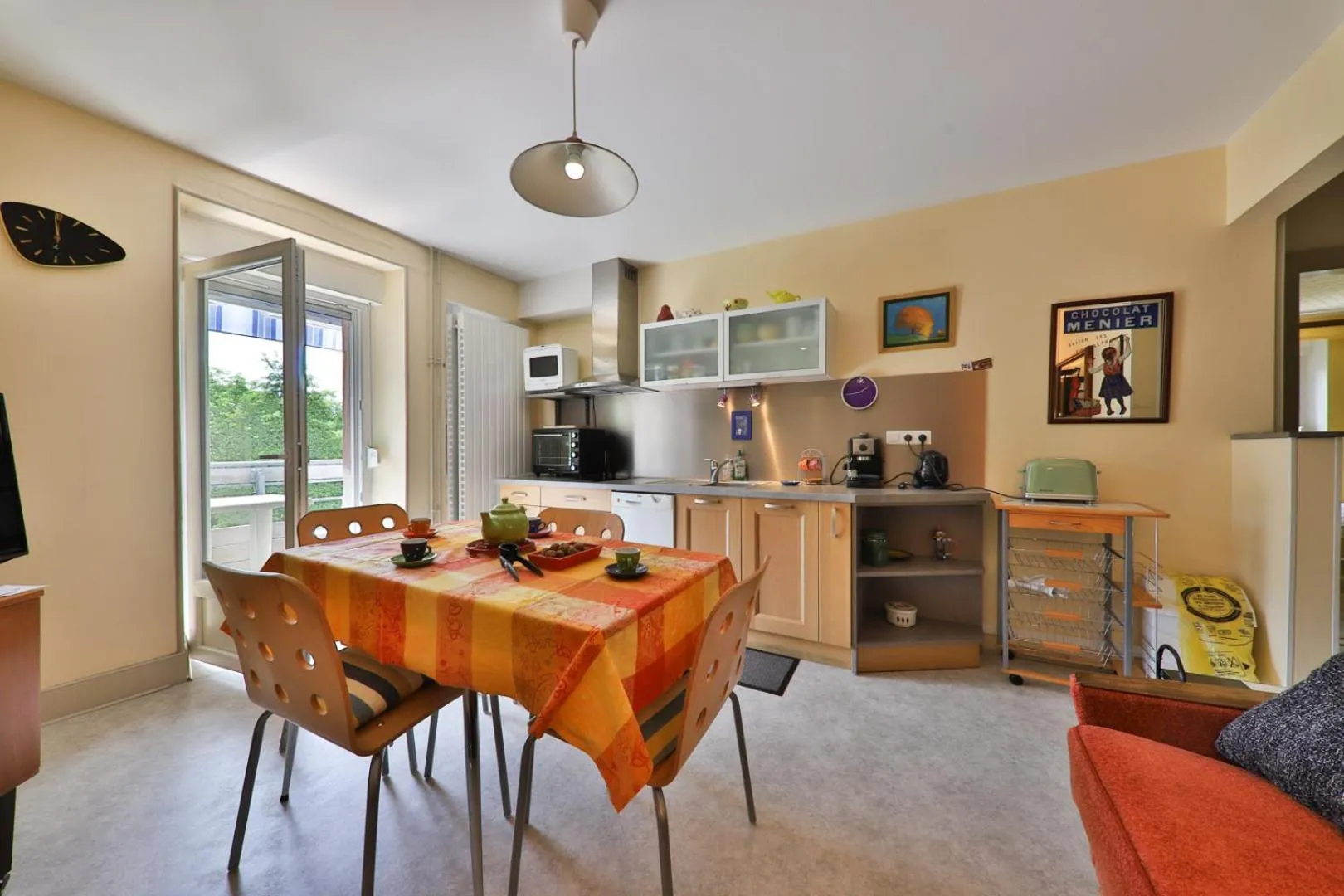 Kitchen or kitchenette in Appartements Maison Bellevue
