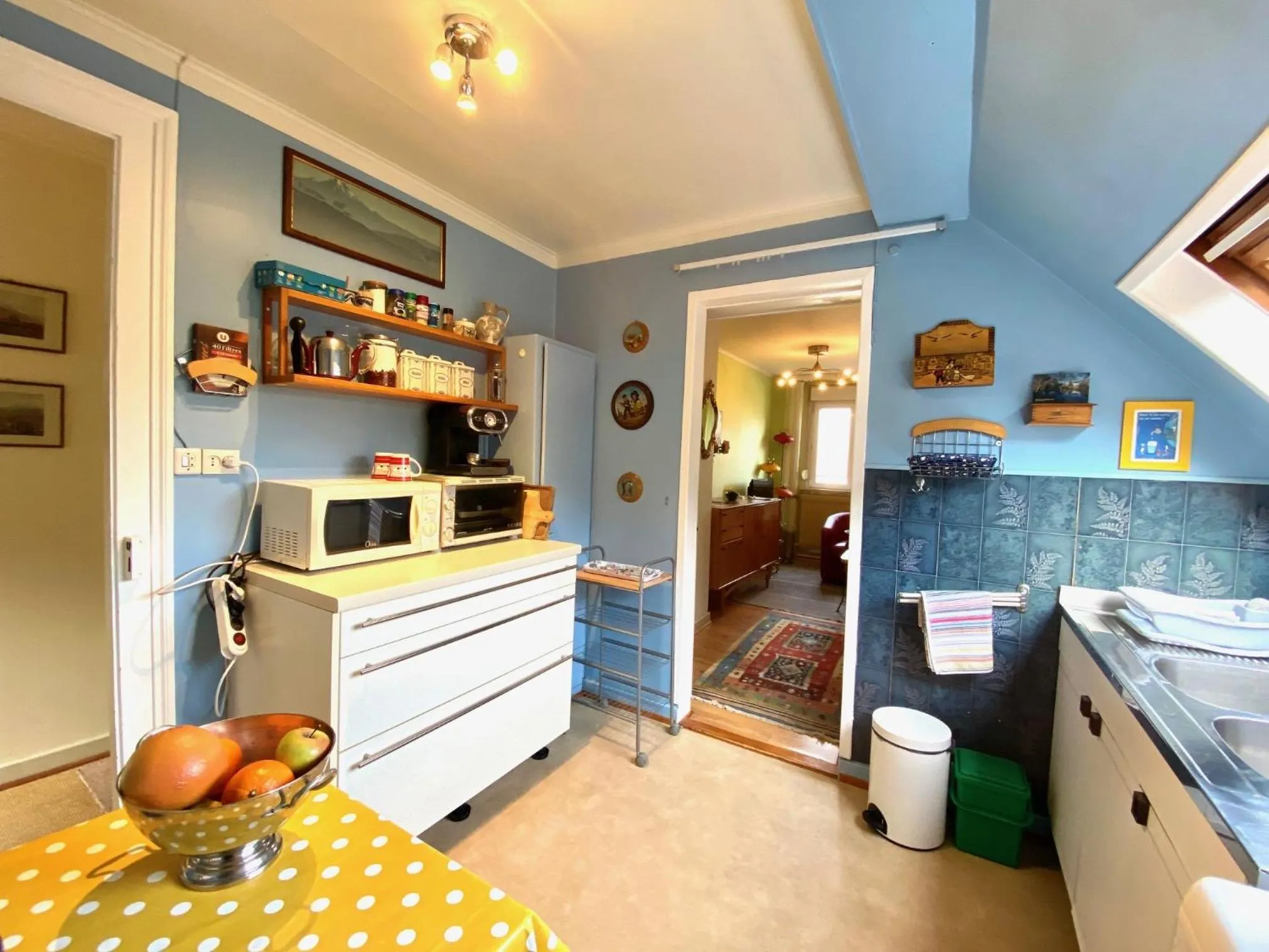 Kitchen or kitchenette in Appartements Maison Bellevue