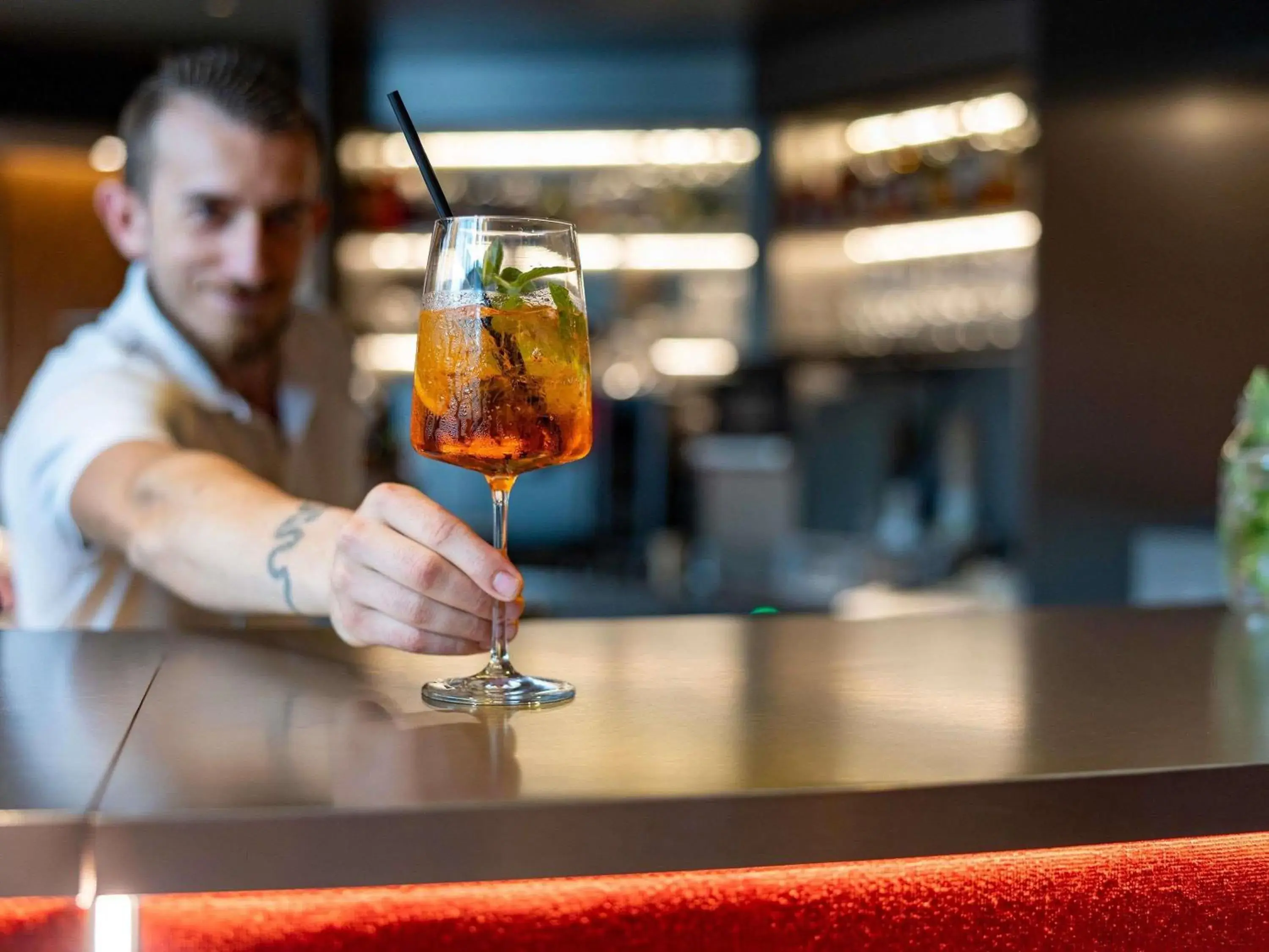 Lounge or bar in Novotel Zurich City West Lounge or bar in Novotel Zurich City West