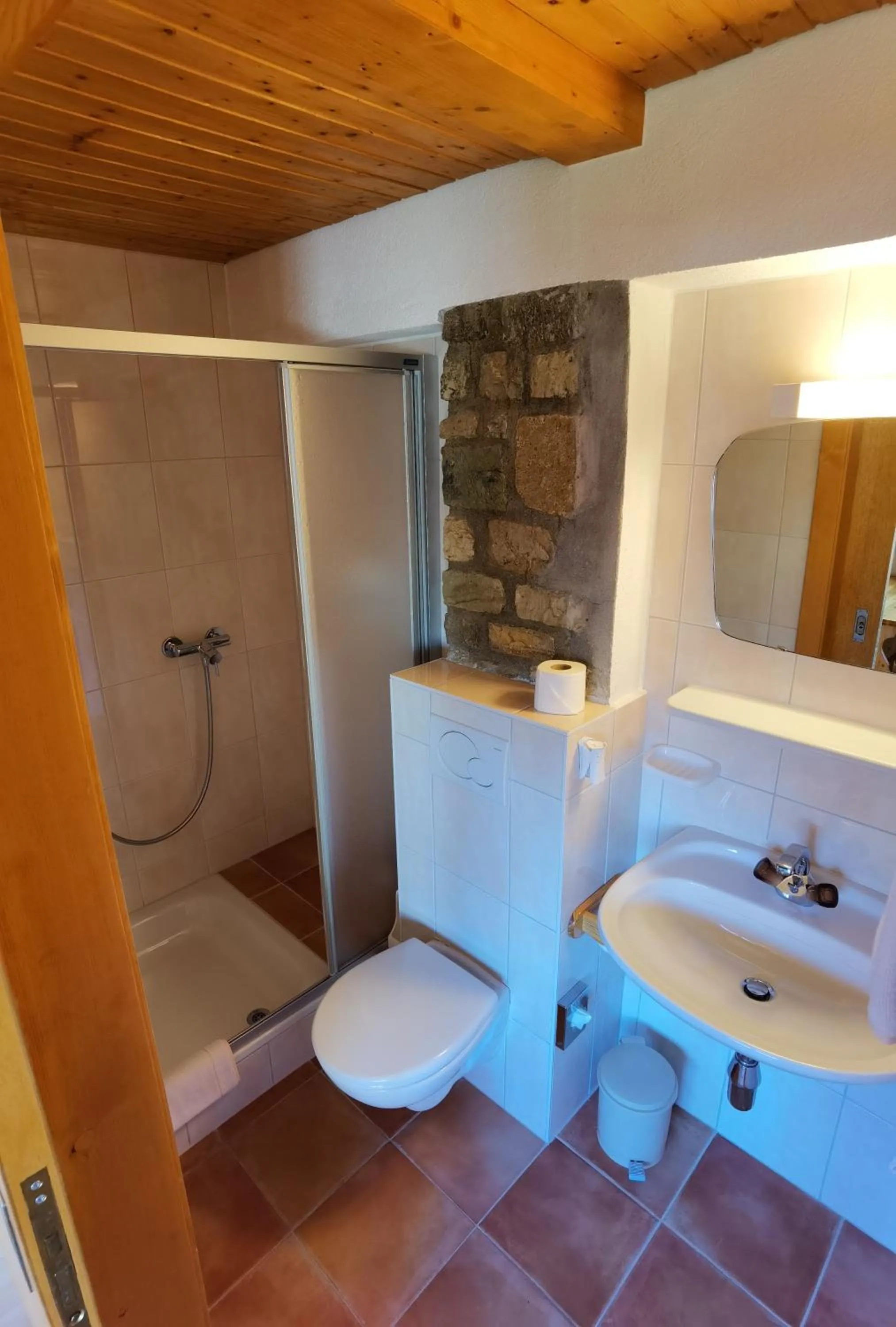 Shower in Auberge la Tzoumaz