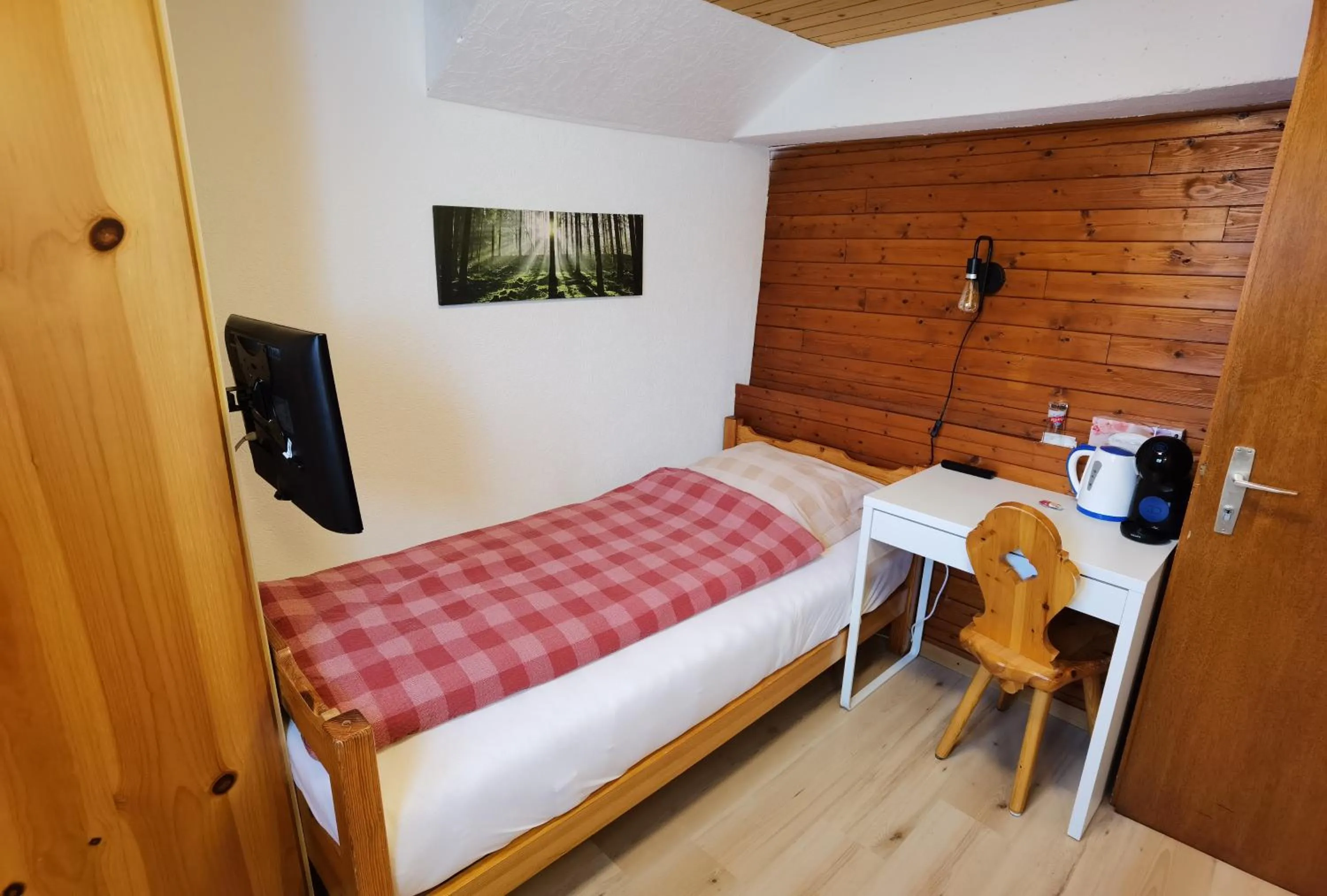 Bed in Auberge la Tzoumaz