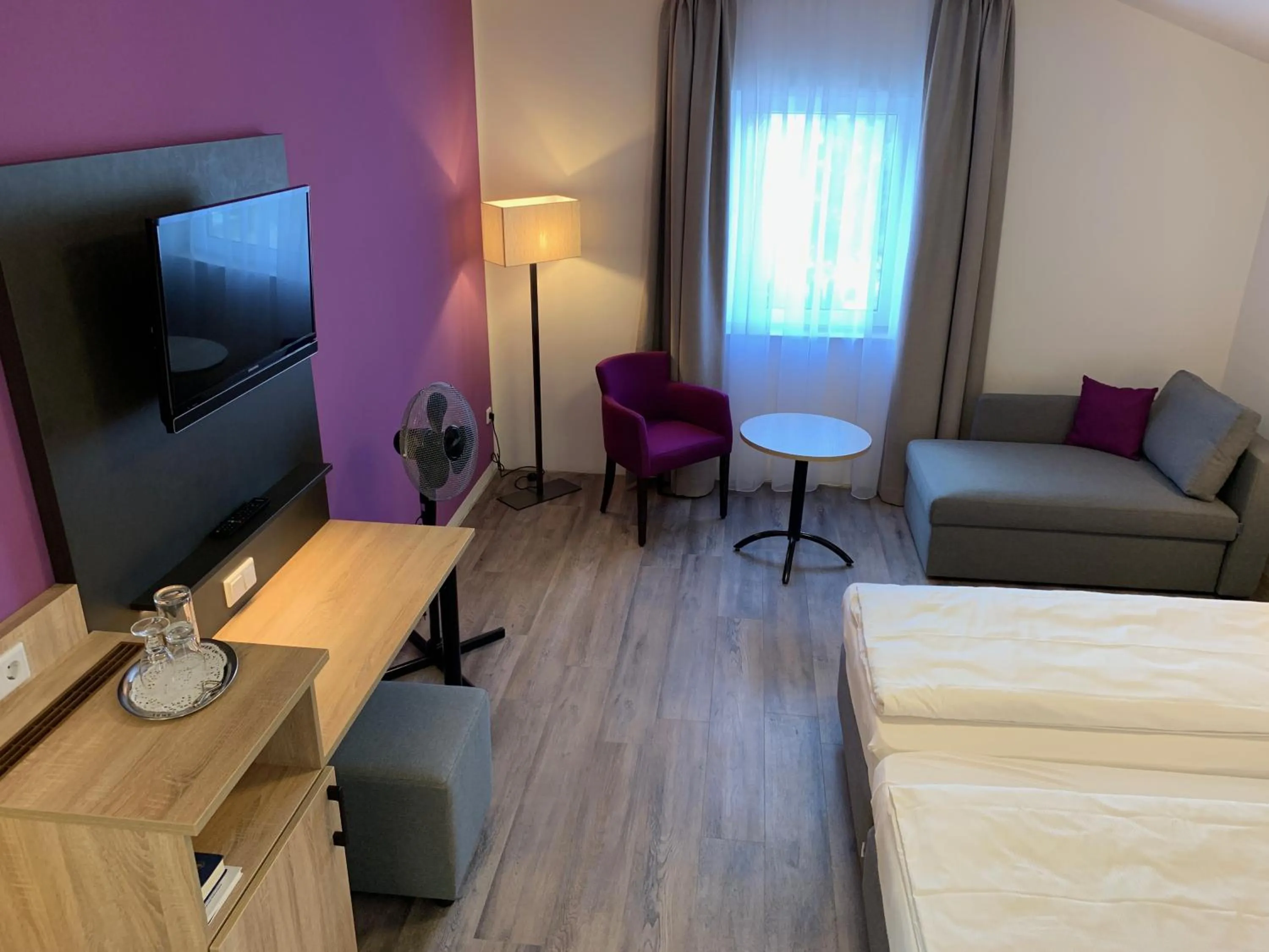 TV and multimedia, Bed in Pension Lindenhof