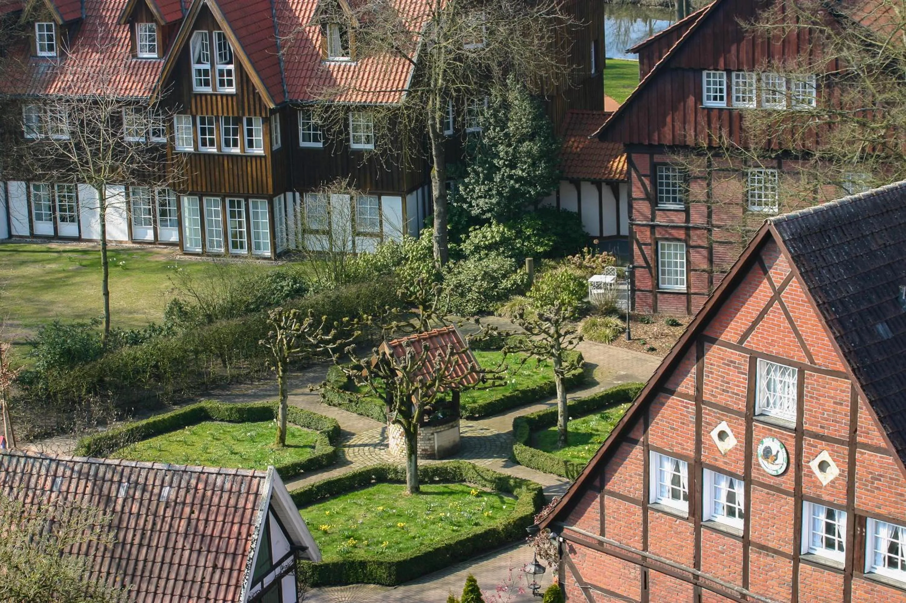 Bird's eye view in Romantik Hotel Hof zur Linde