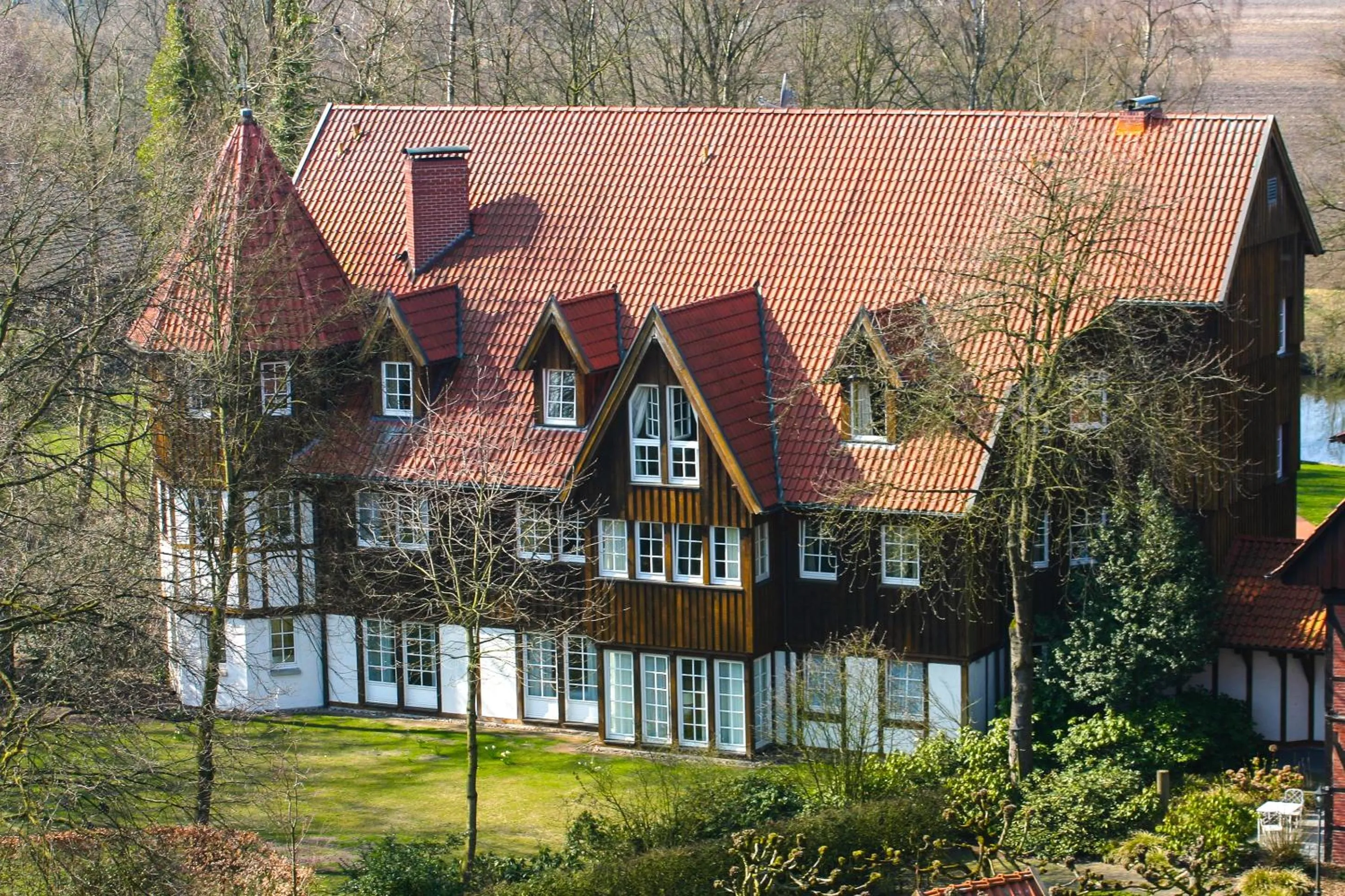 Bird's eye view in Romantik Hotel Hof zur Linde