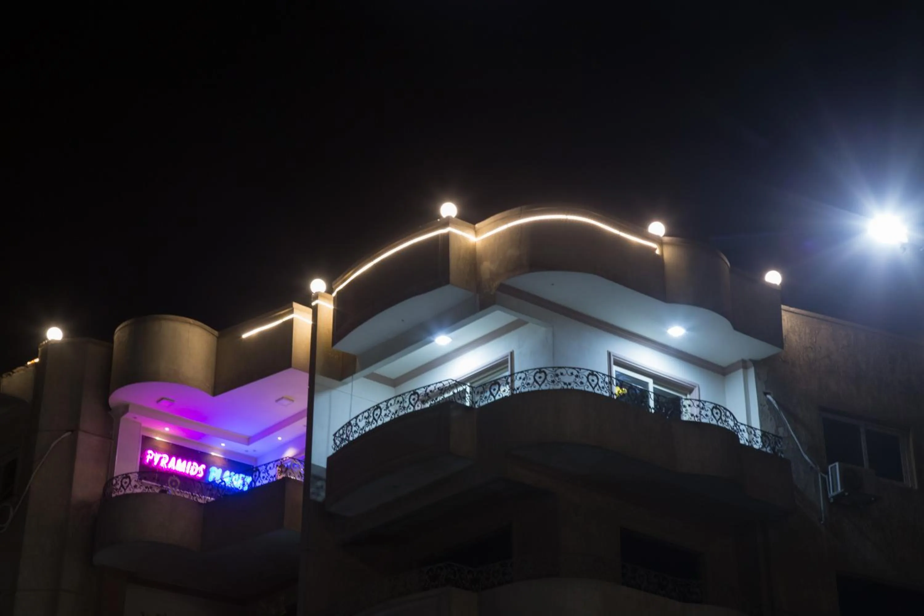 Property building in Pyramids Planet Hotel