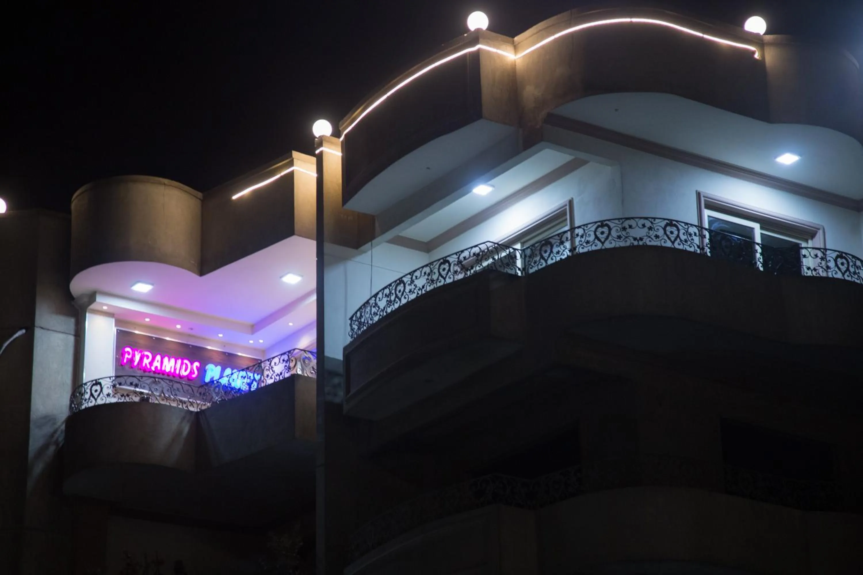 Property building in Pyramids Planet Hotel