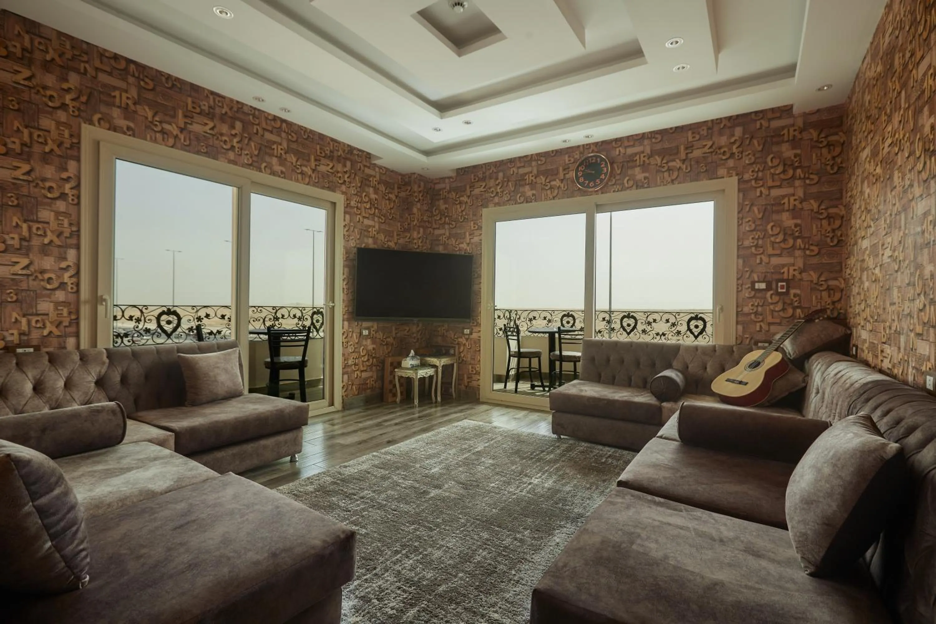 Living room in Pyramids Planet Hotel
