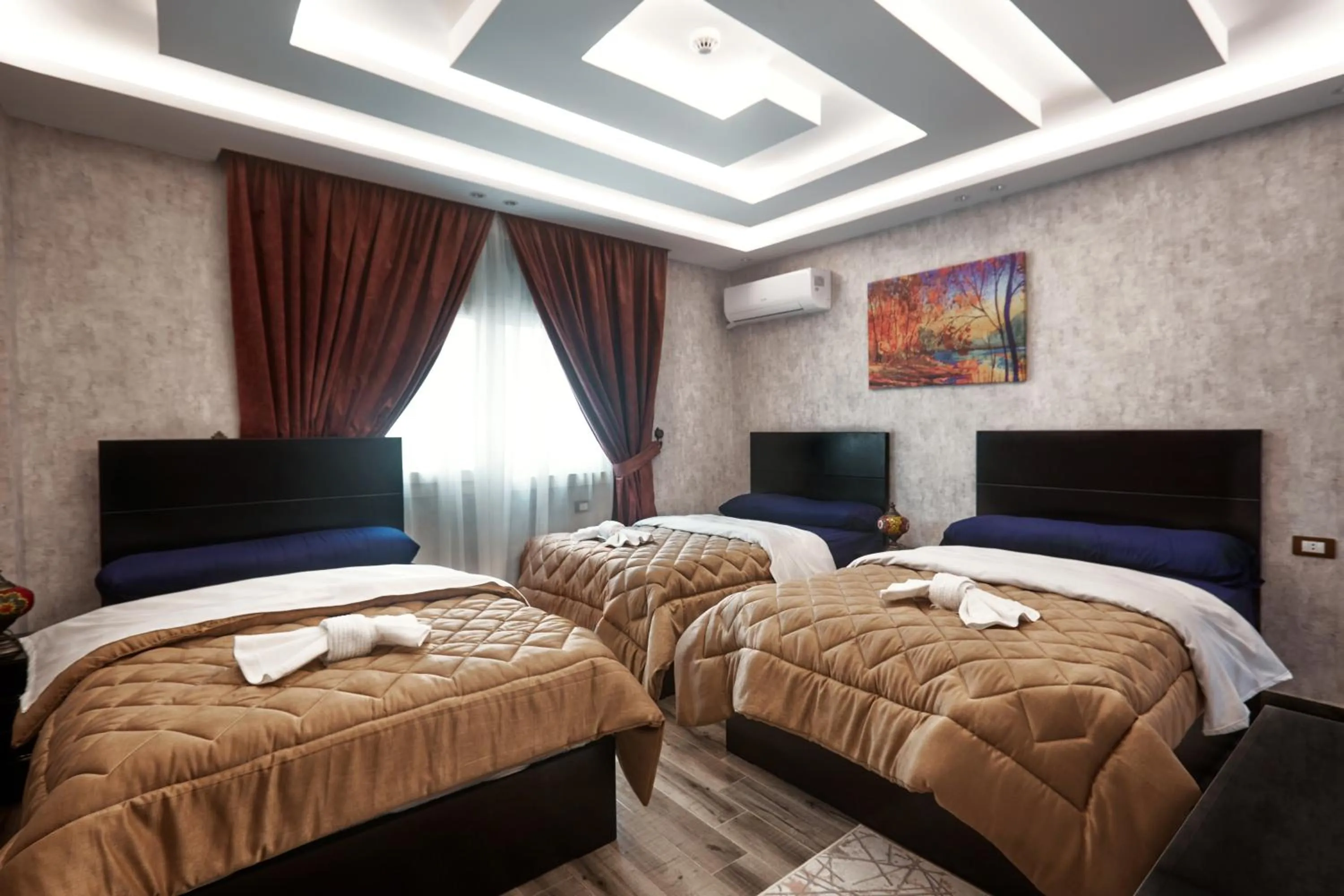 Bed in Pyramids Planet Hotel