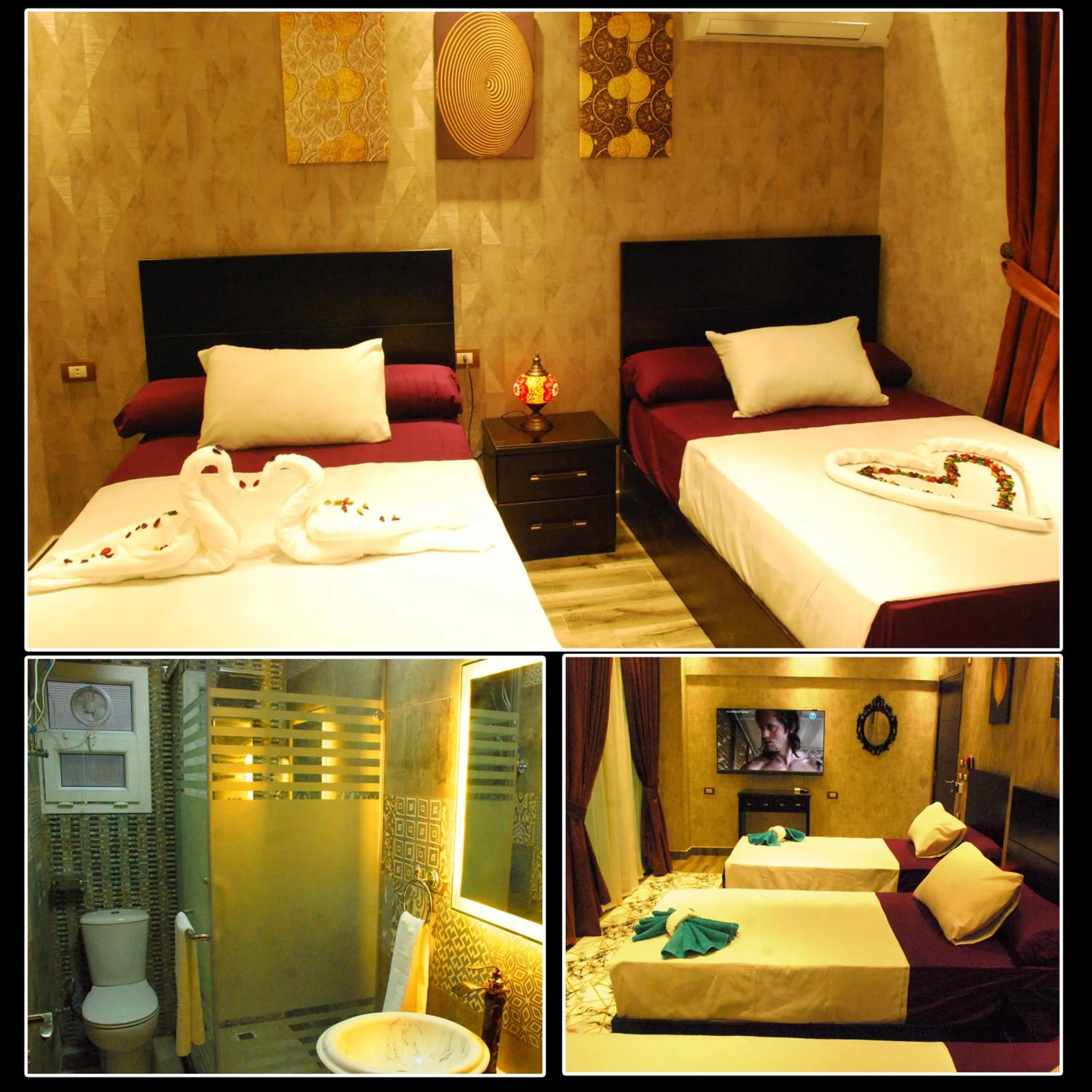 Bedroom, Bed in Pyramids Planet Hotel