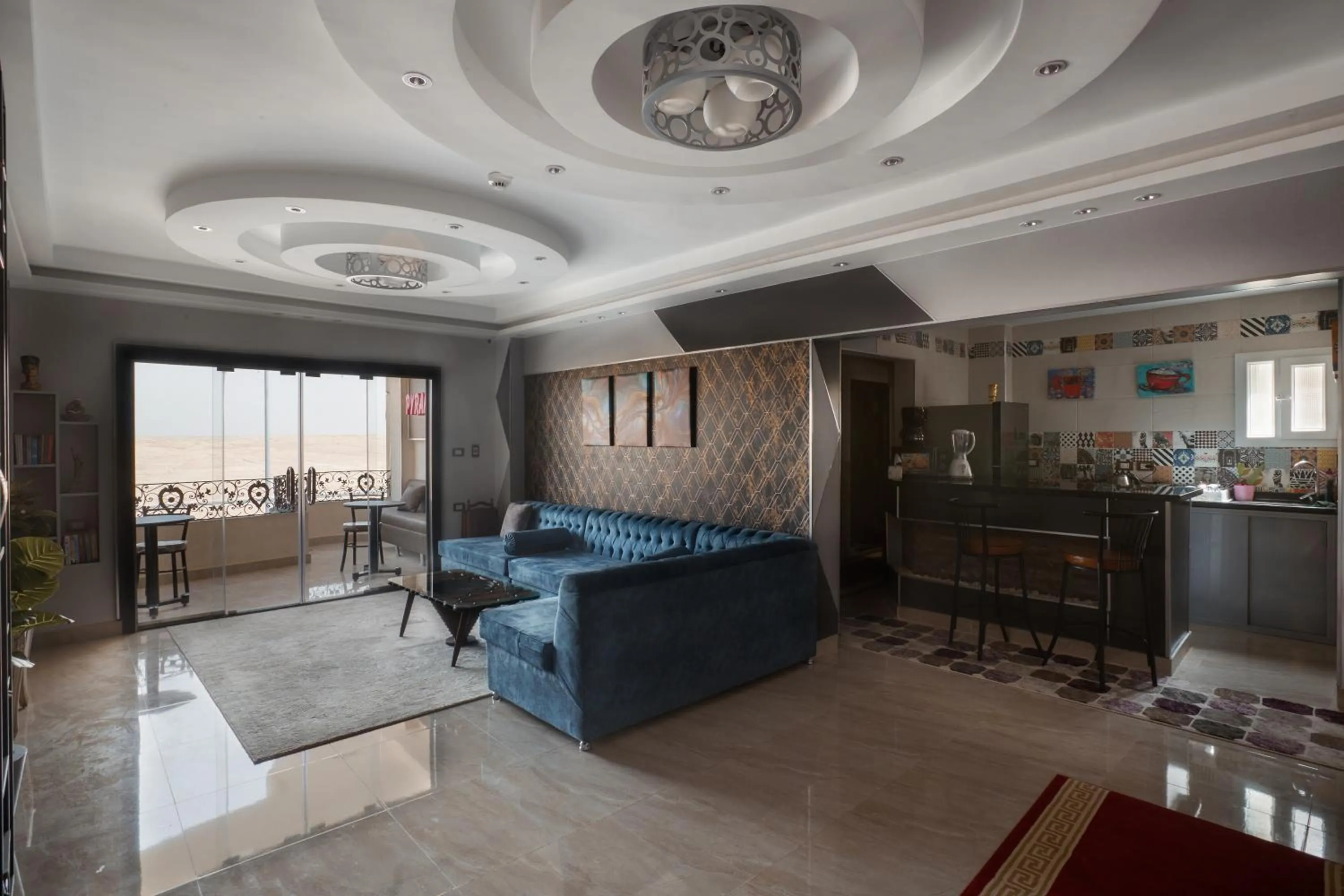 Lobby or reception in Pyramids Planet Hotel