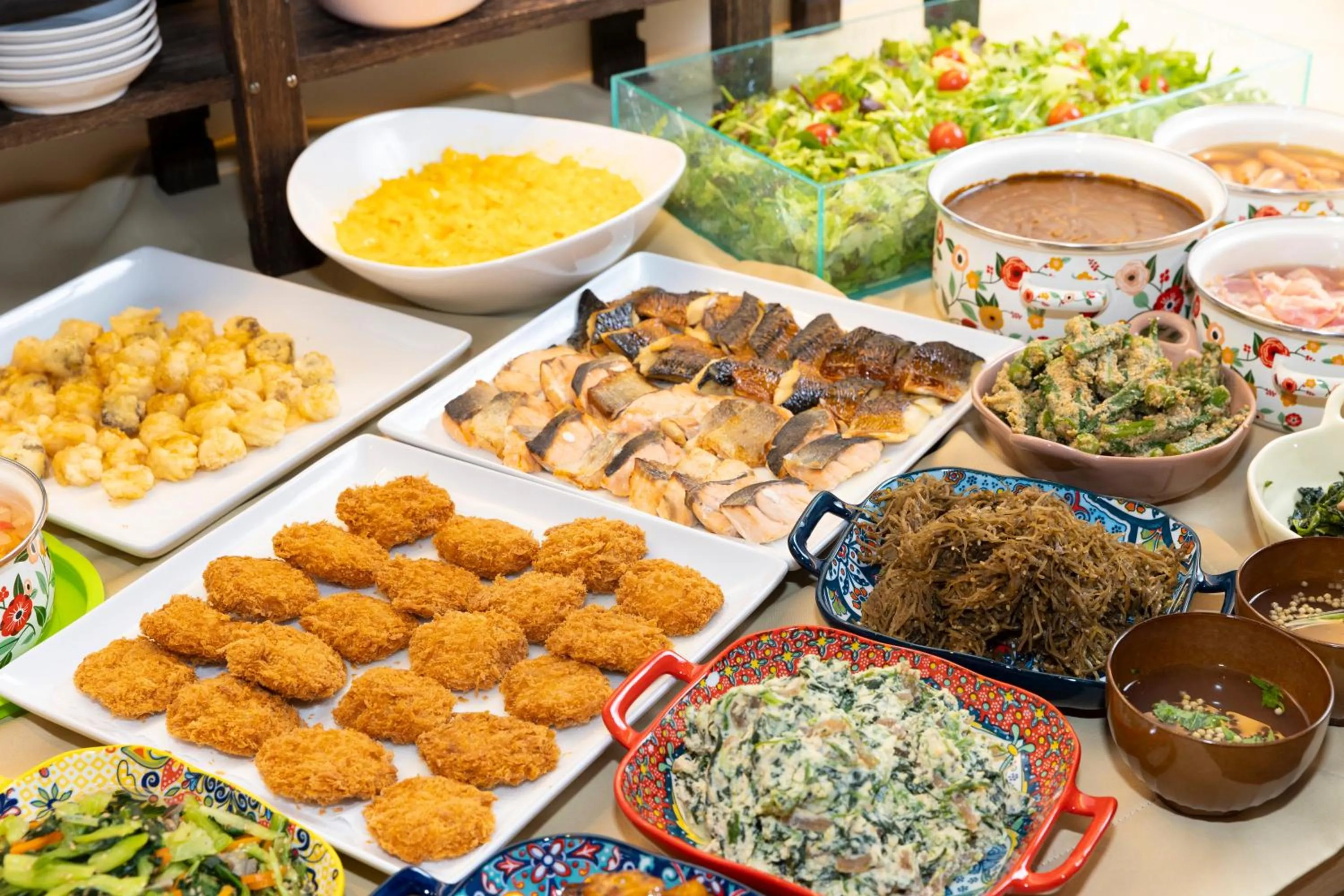 Buffet breakfast in APA Hotel Osaka Temmabashi Ekimae